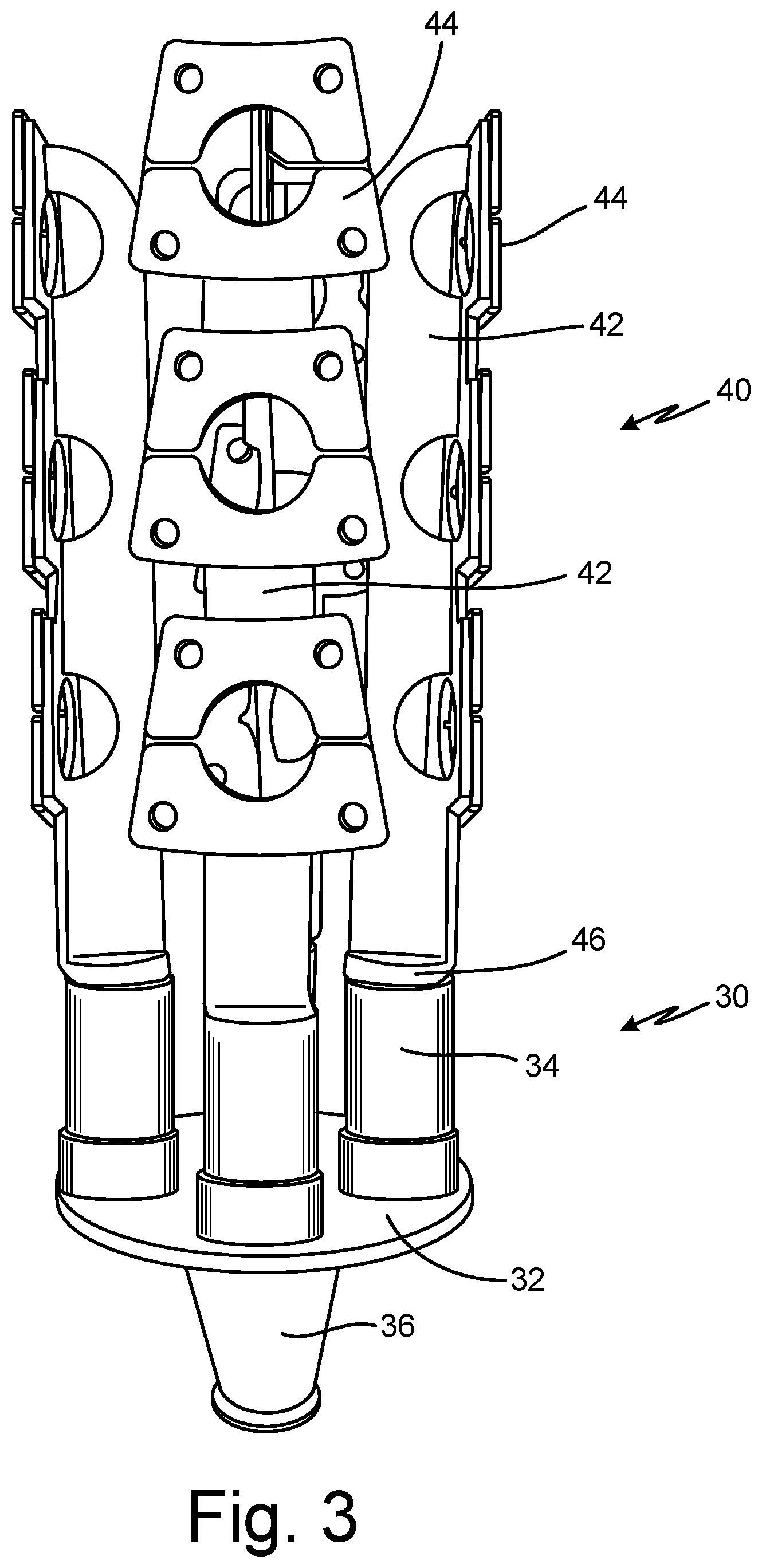 Patent US12139786 Figure 3 – Metallic coating process for combustor panels using a barrel configuration