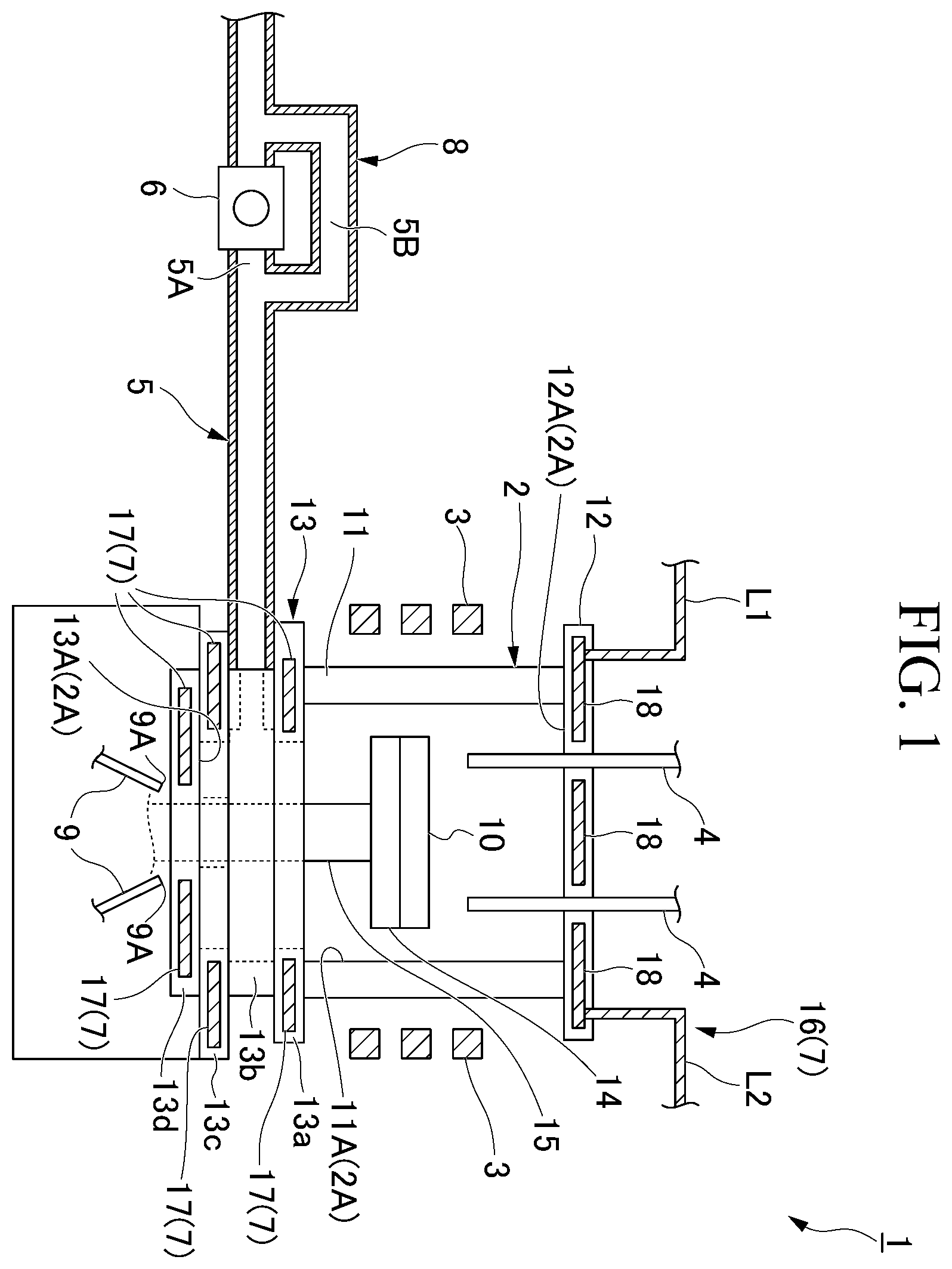 Patent US12139788 Figure 1 – Cleaning apparatus for component for semiconductor production apparatus, cleaning method for component of semiconductor production apparatus, and cleaning system for component of semiconductor production apparatus