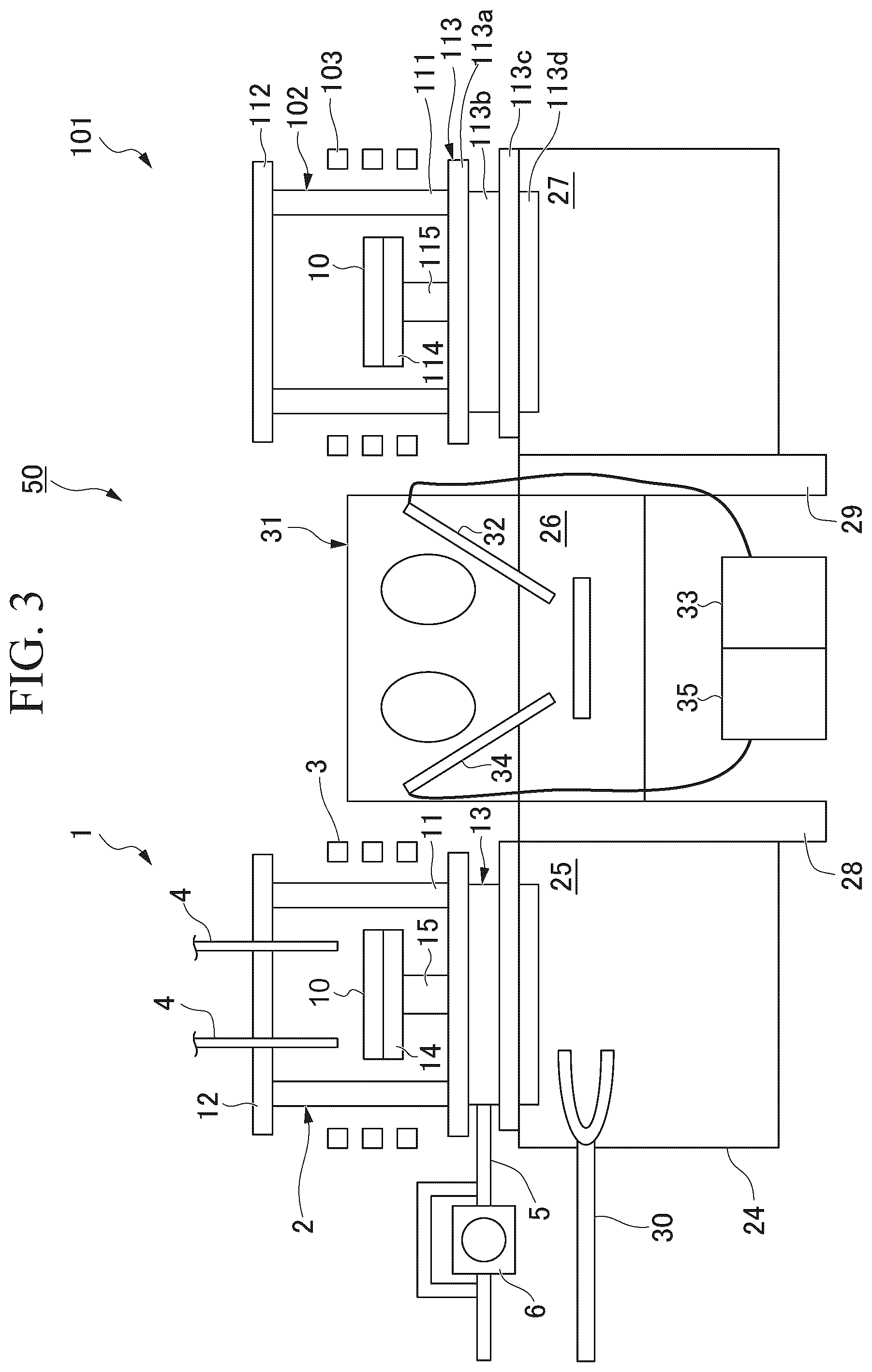 Patent US12139788 Figure 3 – Cleaning apparatus for component for semiconductor production apparatus, cleaning method for component of semiconductor production apparatus, and cleaning system for component of semiconductor production apparatus