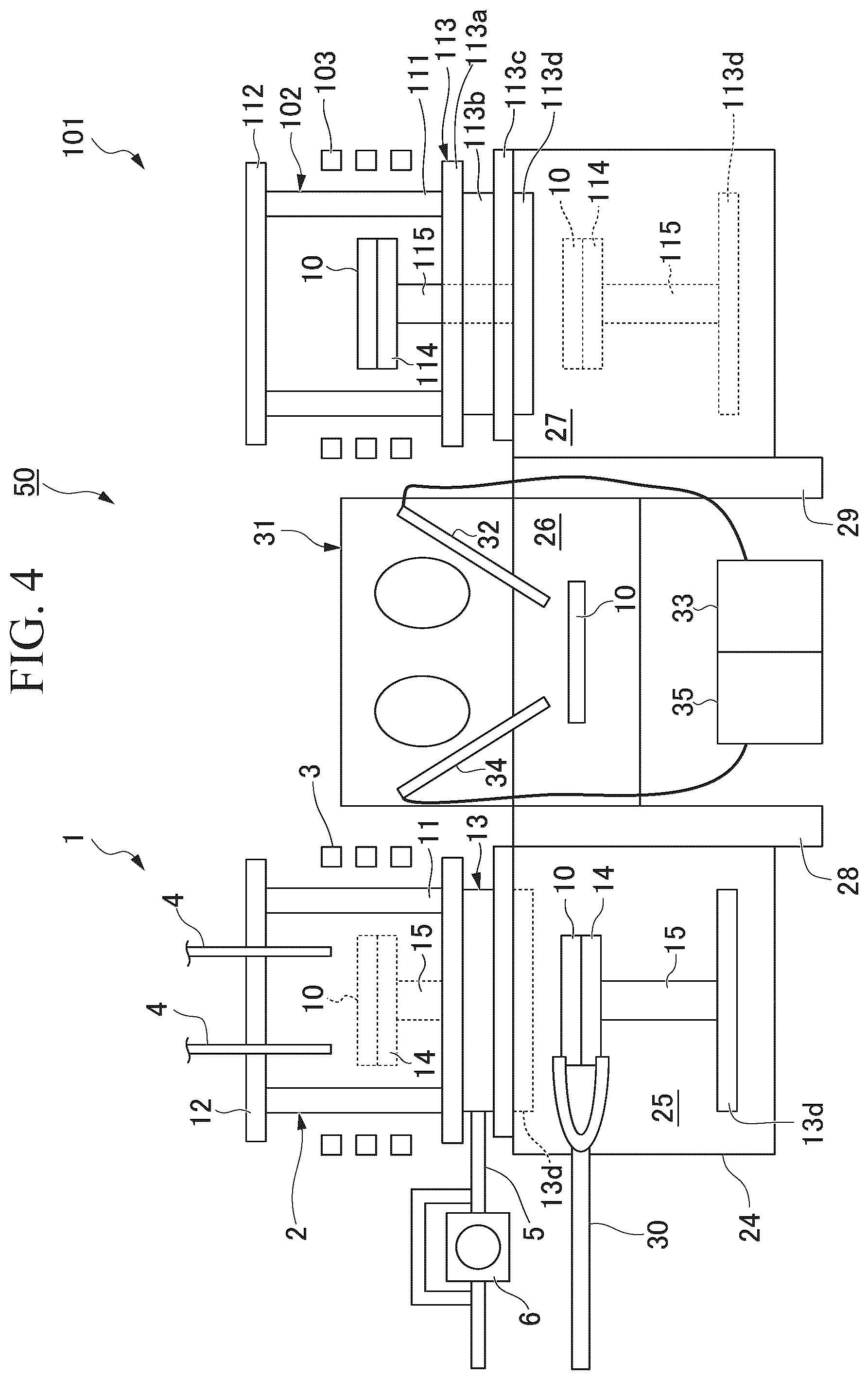 Patent US12139788 Figure 4 – Cleaning apparatus for component for semiconductor production apparatus, cleaning method for component of semiconductor production apparatus, and cleaning system for component of semiconductor production apparatus