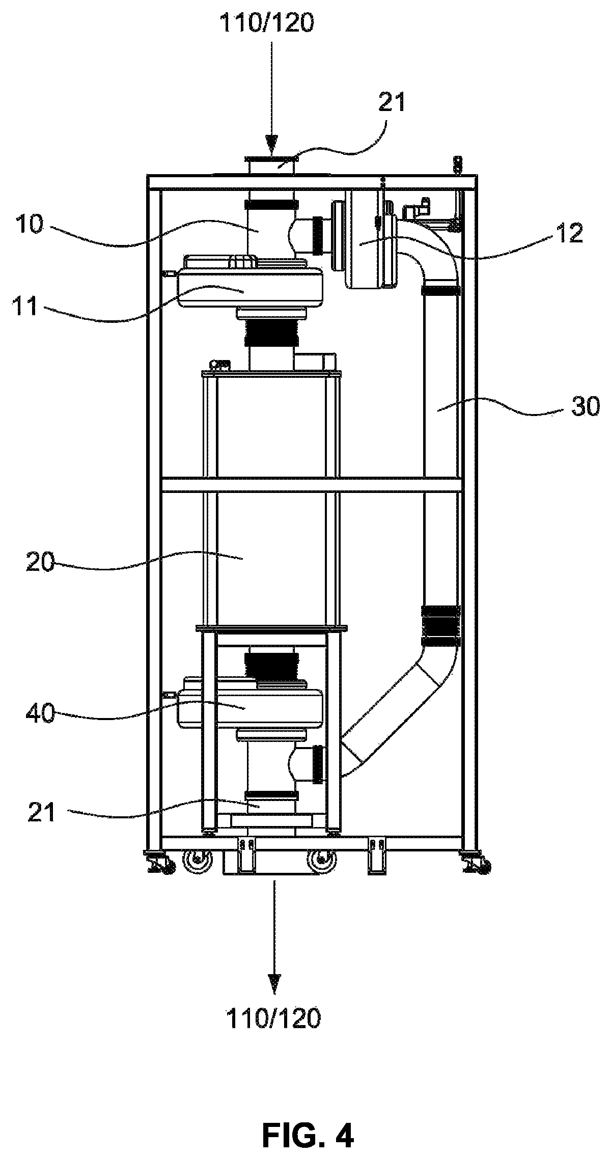 Patent US12139789 Figure 4 – Process stop loss reduction system through rapid replacement of apparatus for trapping of reaction by-product for semiconductor process