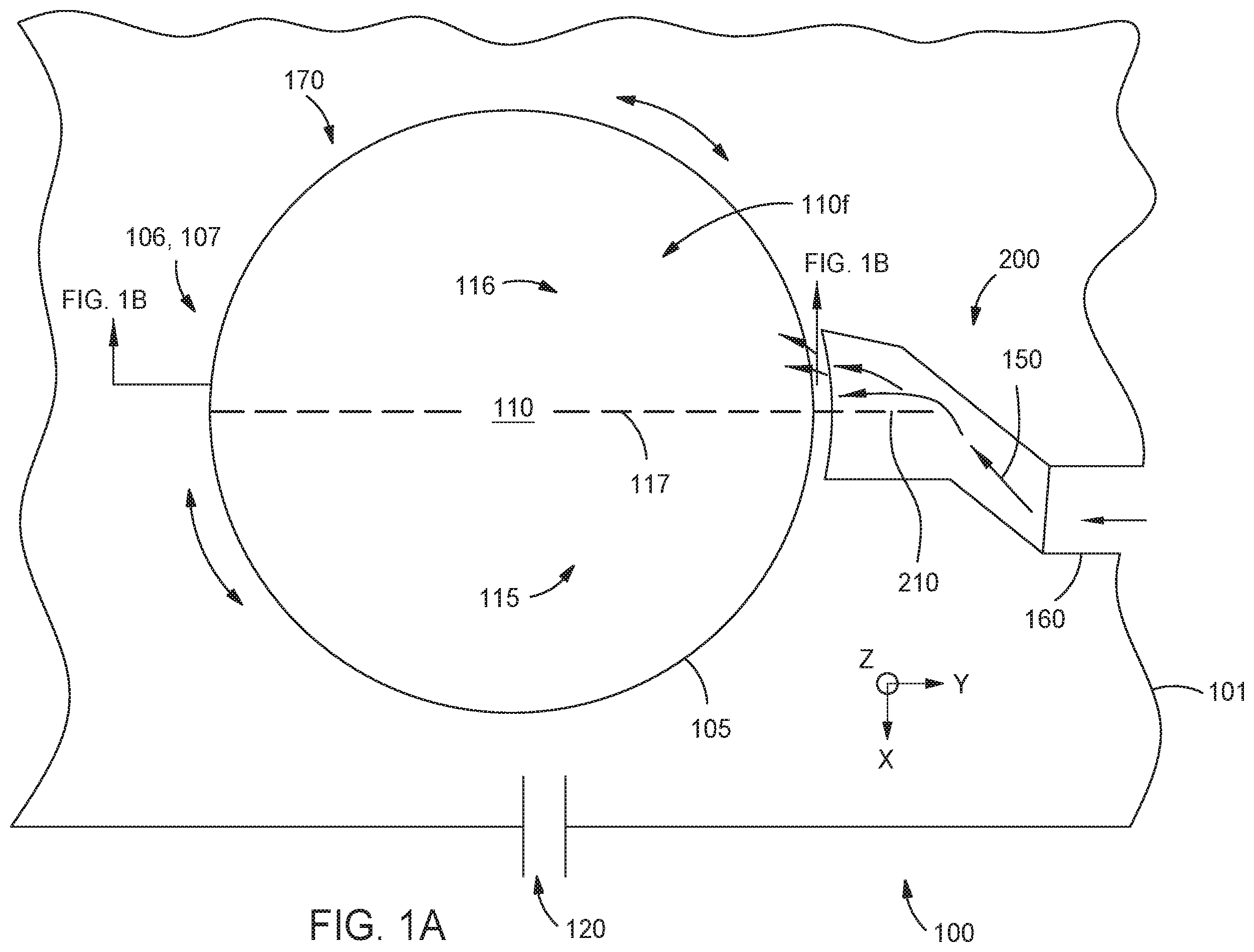 Patent US12139790 Figure 1 – Processing system and method of delivering a reactant gas