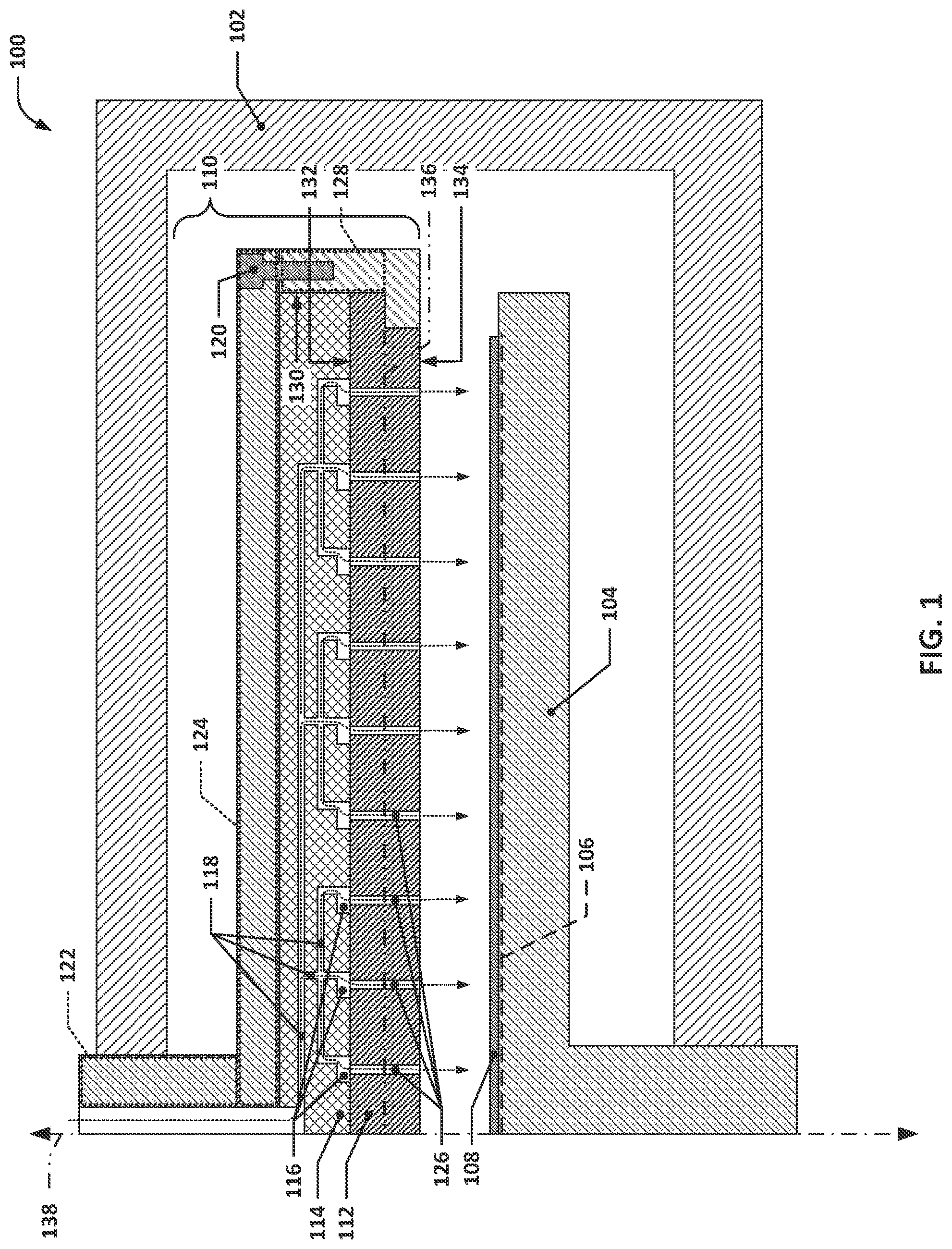 Patent US12139791 Figure 1 – Showerhead faceplates with angled gas distribution passages for semiconductor processing tools