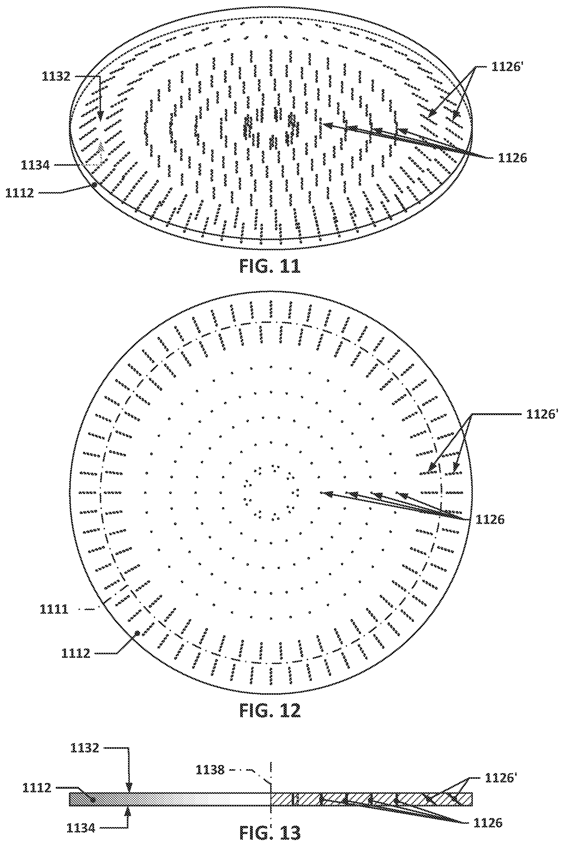 Patent US12139791 Figure 7 – Showerhead faceplates with angled gas distribution passages for semiconductor processing tools
