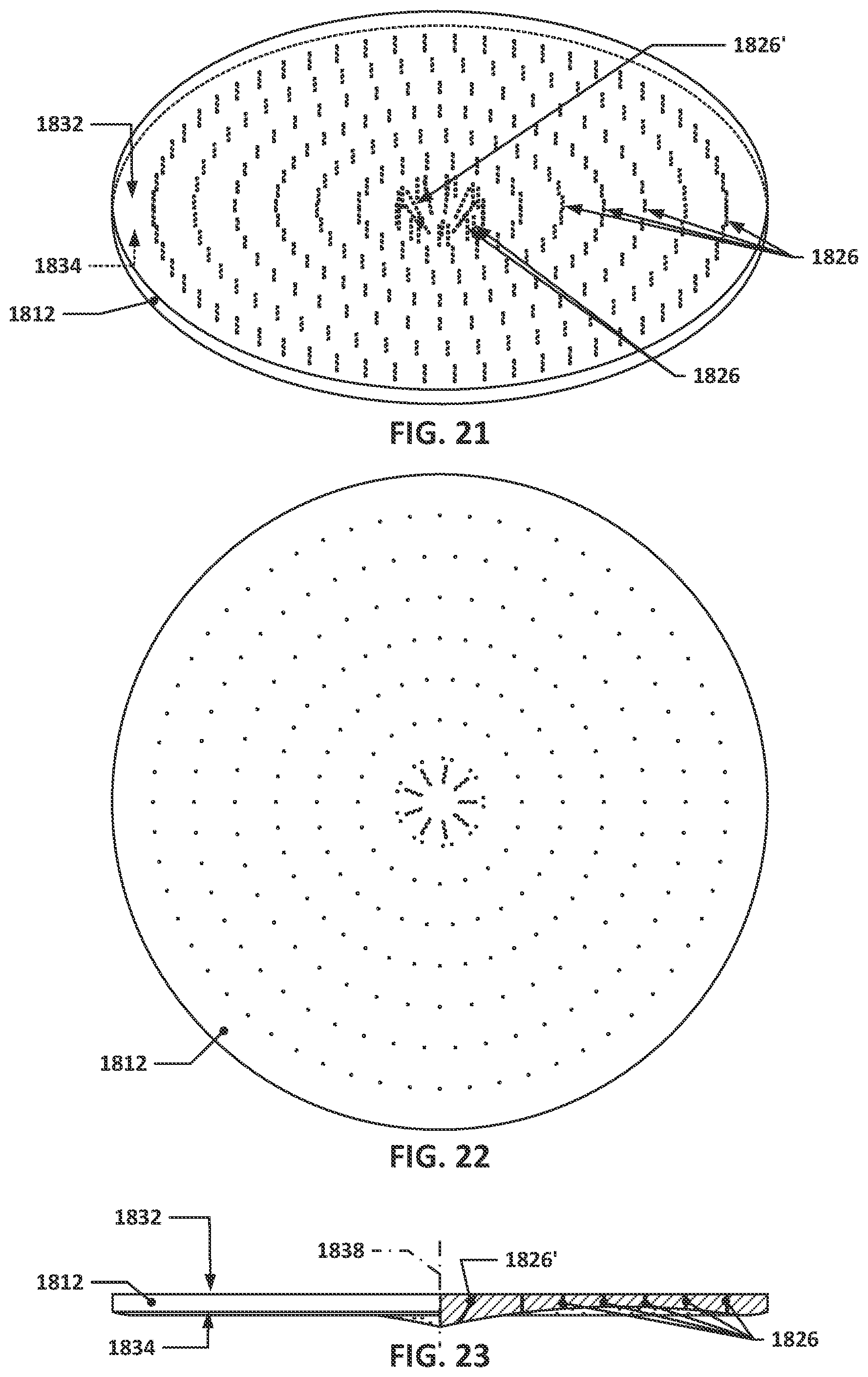 Patent US12139791 Figure 11 – Showerhead faceplates with angled gas distribution passages for semiconductor processing tools