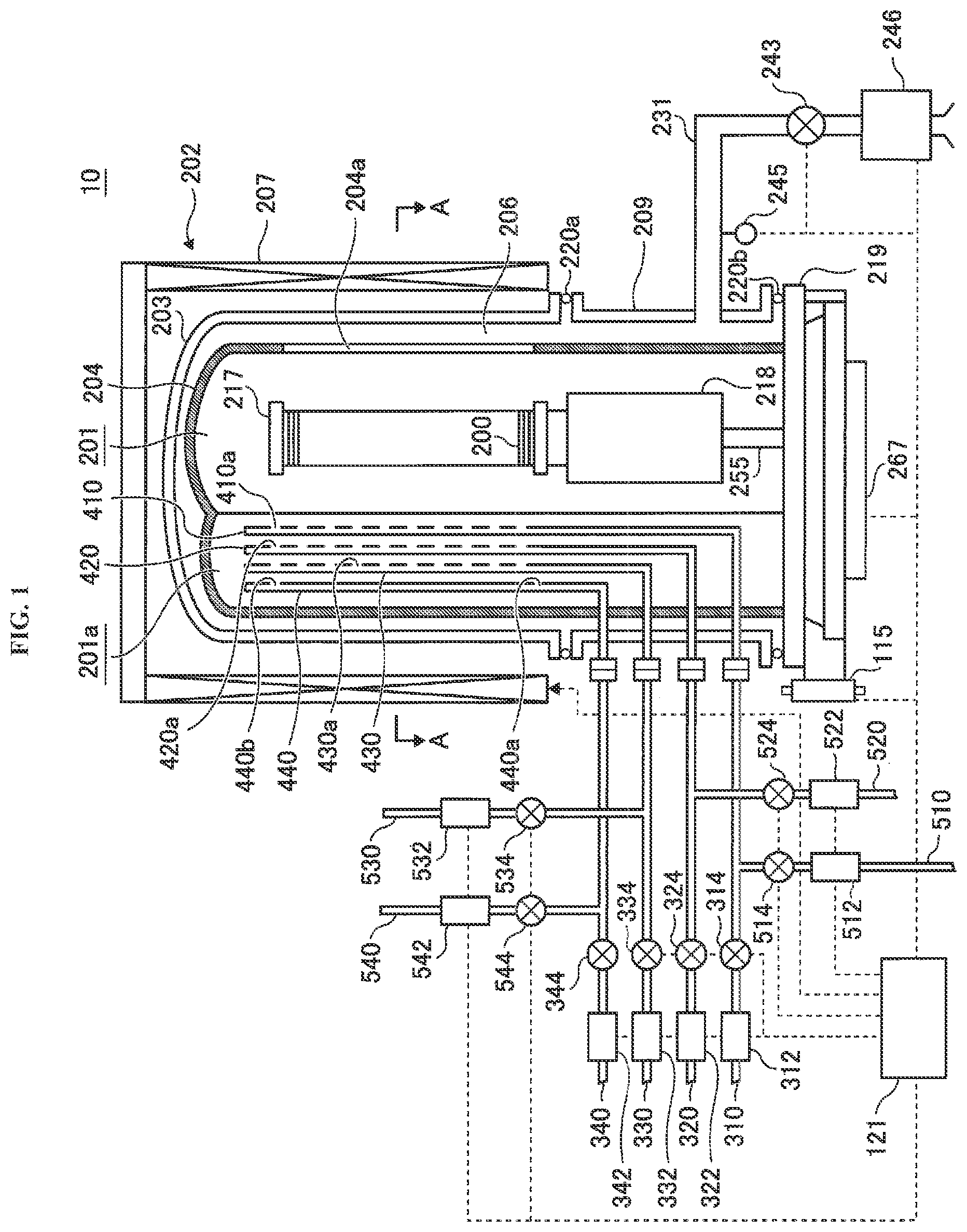 Patent US12139792 Figure 1 – Substrate processing apparatus, substrate processing method, method of manufacturing semiconductor device and non-transitory computer-readable recording medium