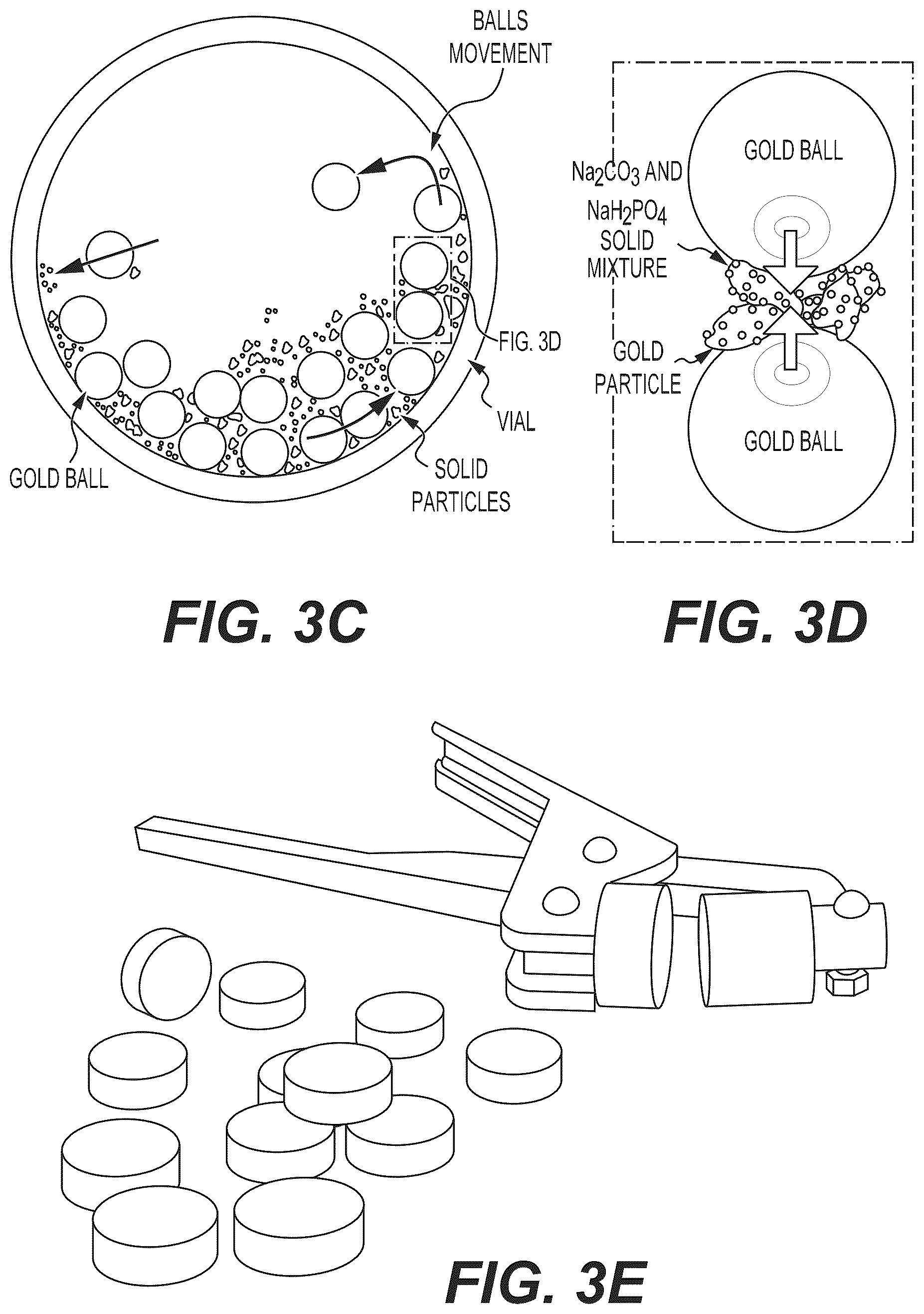 Patent US12139795 Figure 5 – Quenching and coating metals using gold-based effervescent tablets