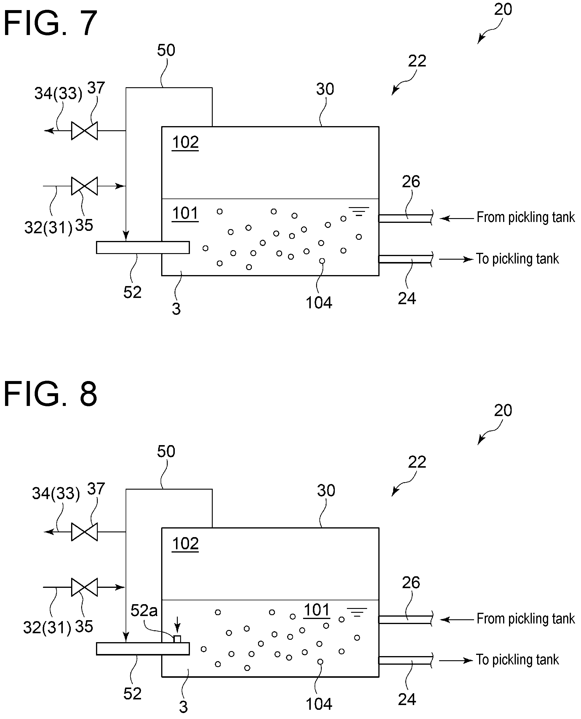 Patent US12139797 Figure 7 – Acid solution preparation device, acid solution supply apparatus, and pickling facility