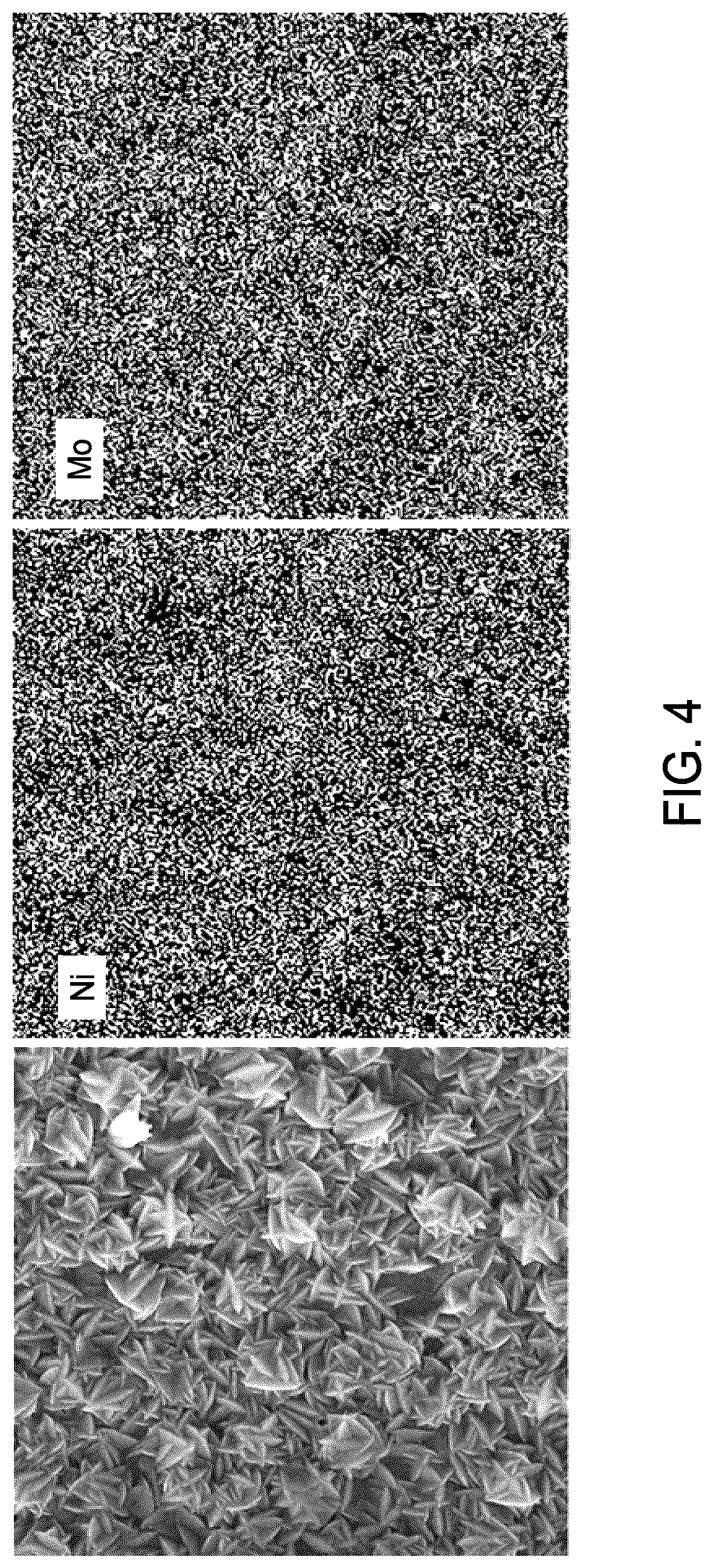Patent US12139798 Figure 5 – Electrocatalyst with a NiMoO4 layer with nanoflower morphology