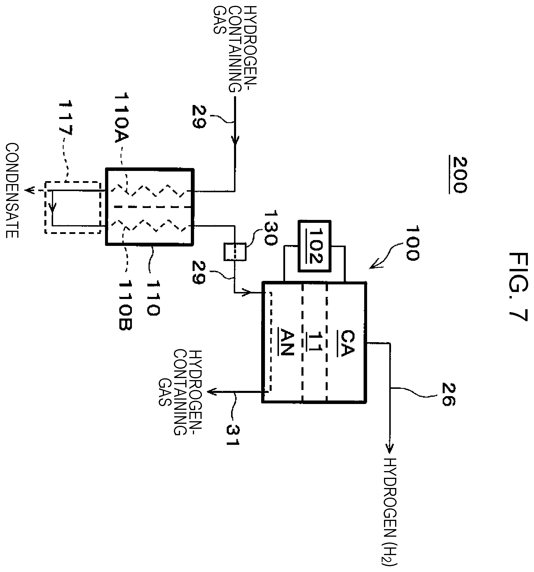 Patent US12139805 Figure 7 – Hydrogen system