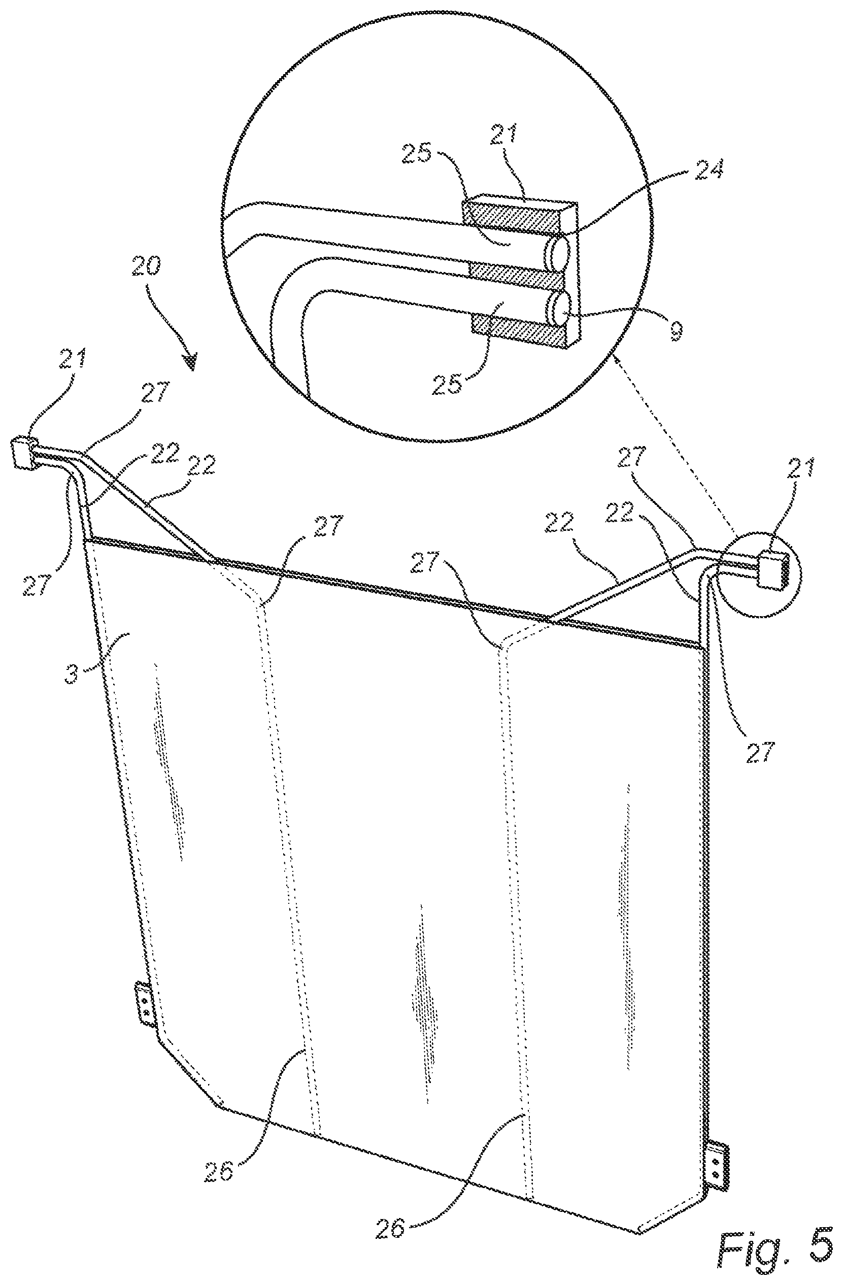 Patent US12139807 Figure 5 – Electrode assembly for electrochemical processes and method of restoring the same