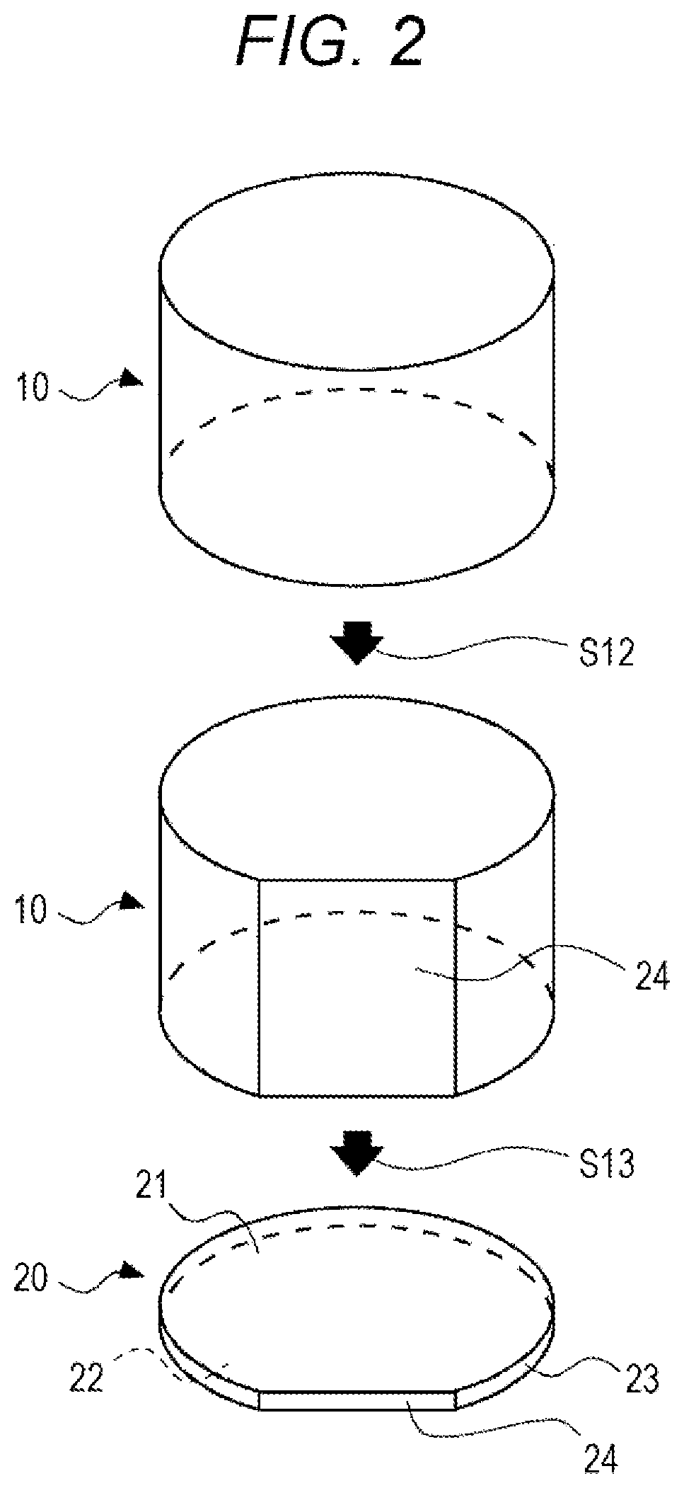 Patent US12139813 Figure 2 – SiC wafer and manufacturing method for SiC wafer