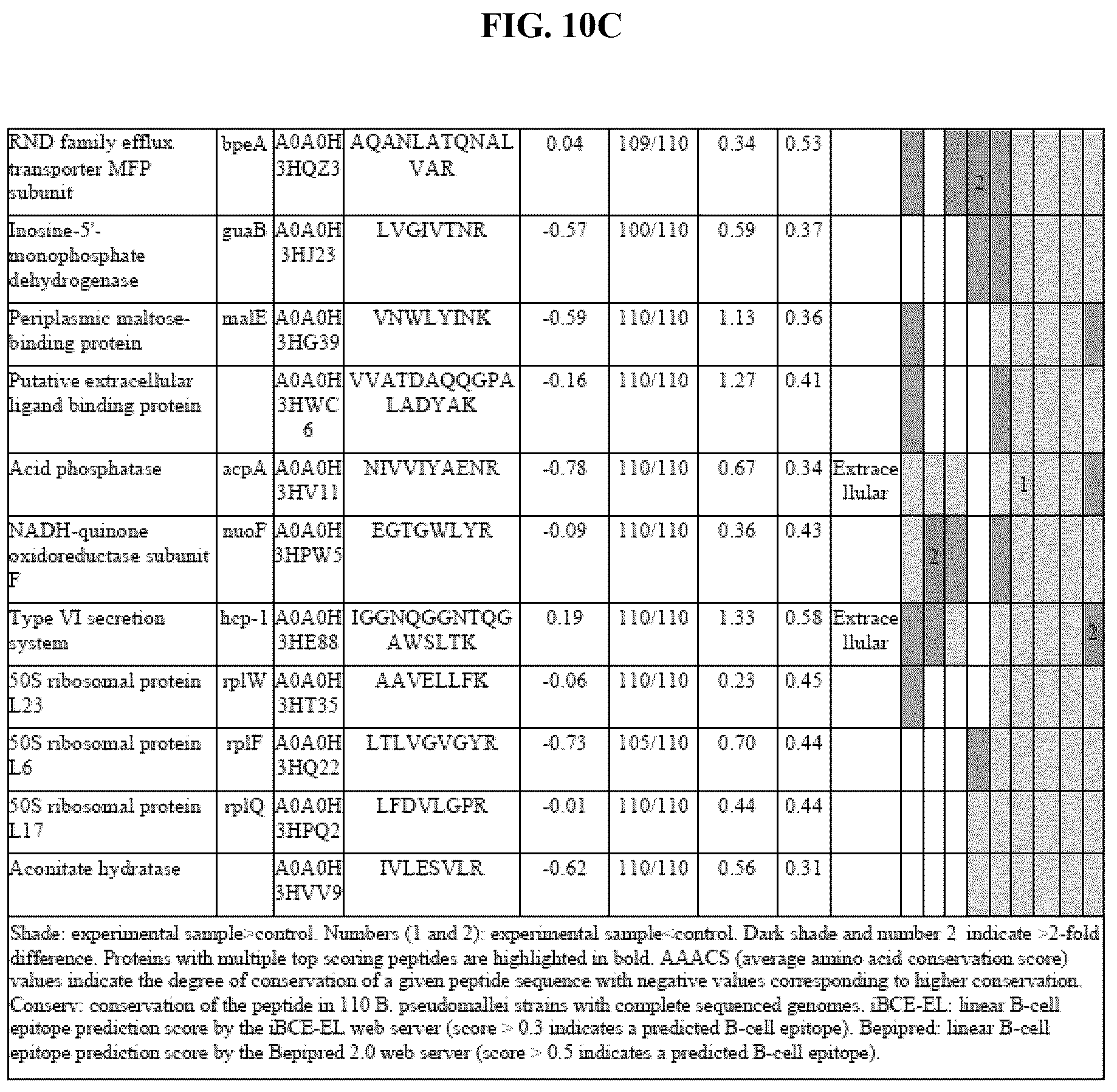 Patent US12139815 Figure 17 – Methods for rapid detection of immunogenic epitopes in biothreat agents and emerging pathogens for peptide vaccines and therapeutics
