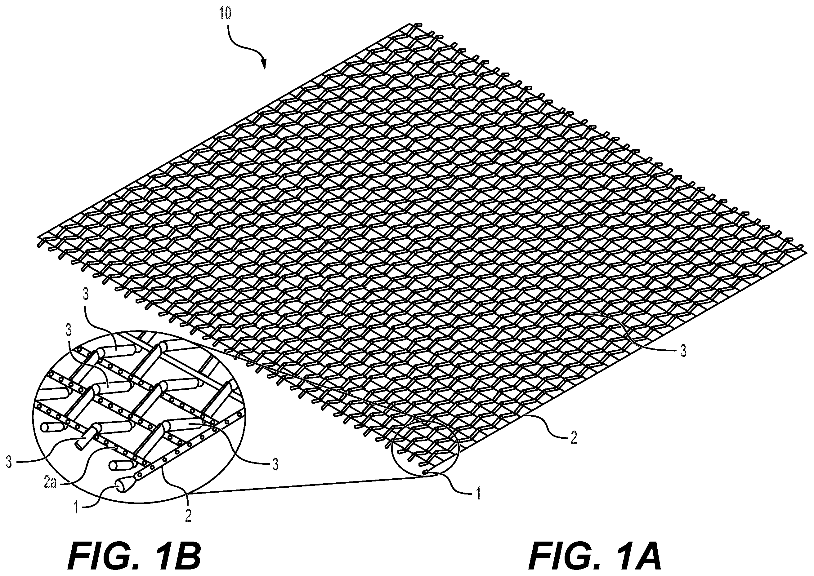 Patent US12139826 Figure 1 – Fabric with embedded dispensing channels