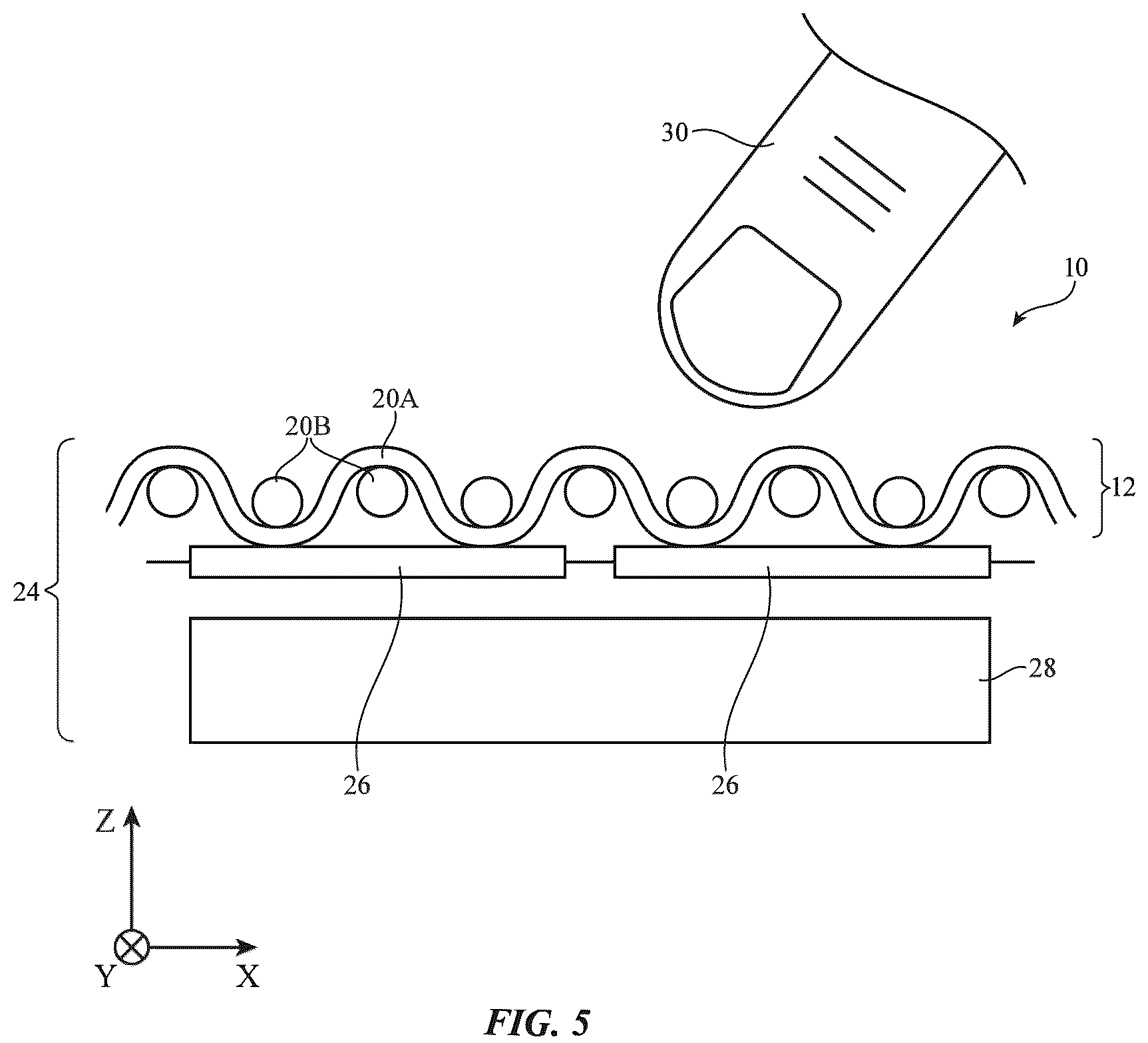 Patent US12139827 Figure 5 – Fabric control device