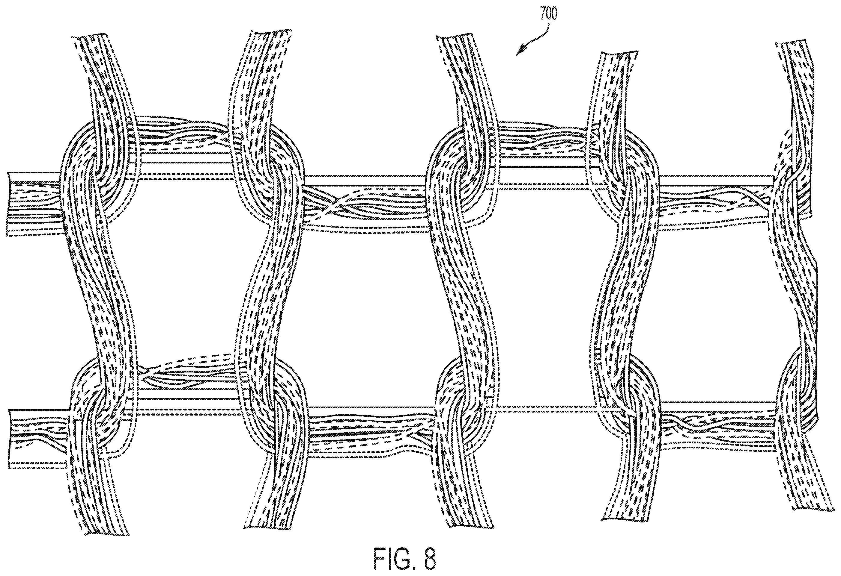 Patent US12139828 Figure 8 – Wet-activated cooling fabric