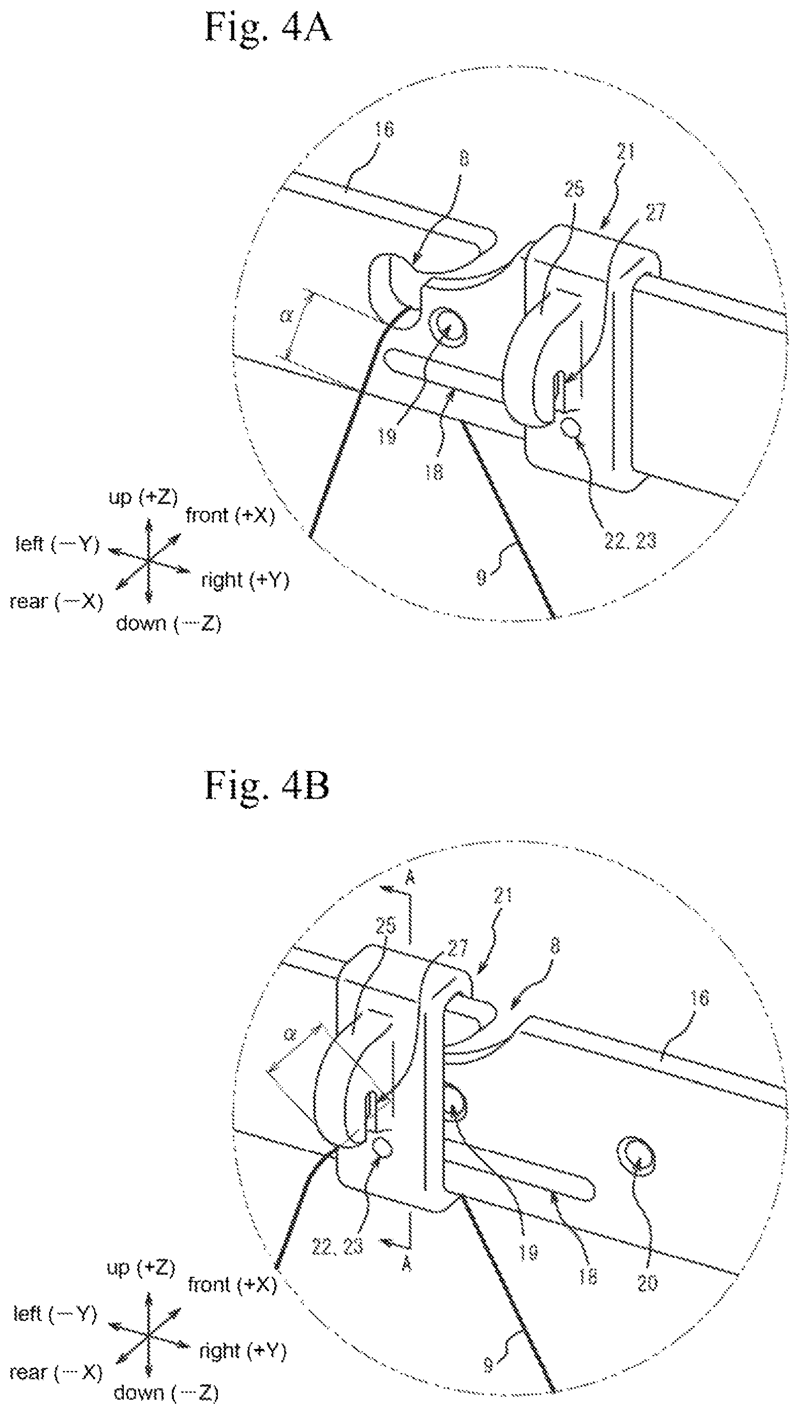 Patent US12139832 Figure 4 – Thread standing device and sewing machine