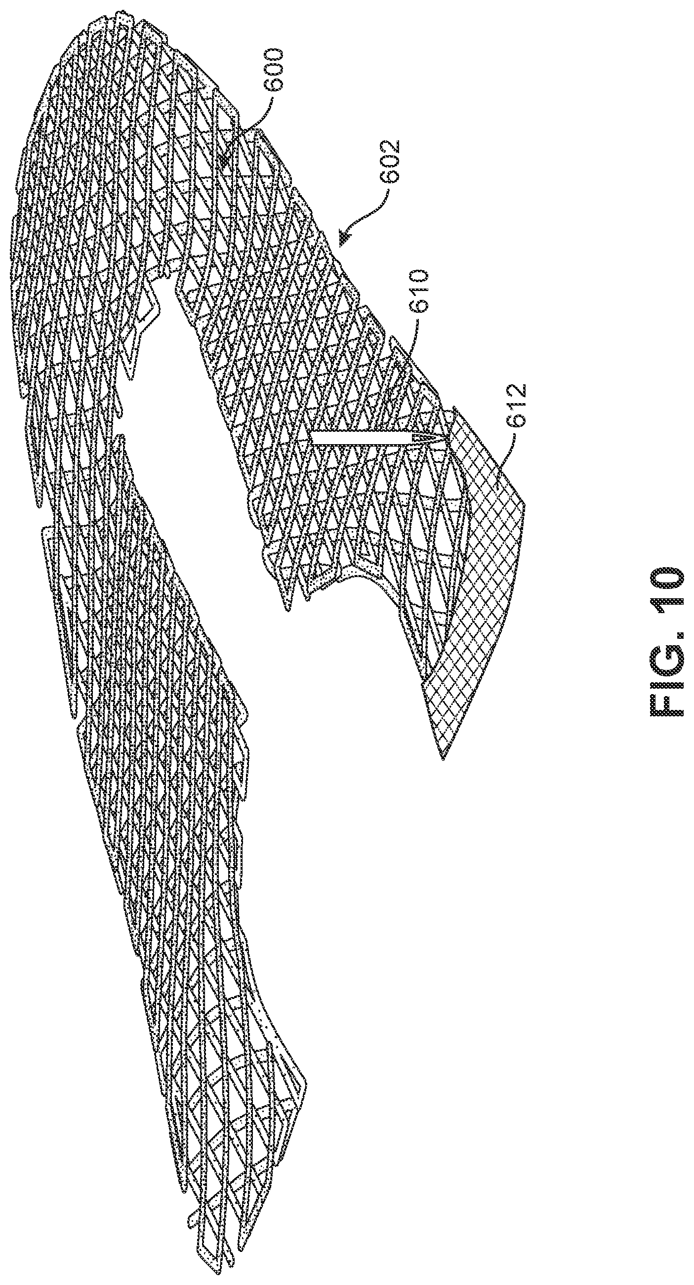 Patent US12139835 Figure 10 – Method of making article with ribbon structure and embroidered edges