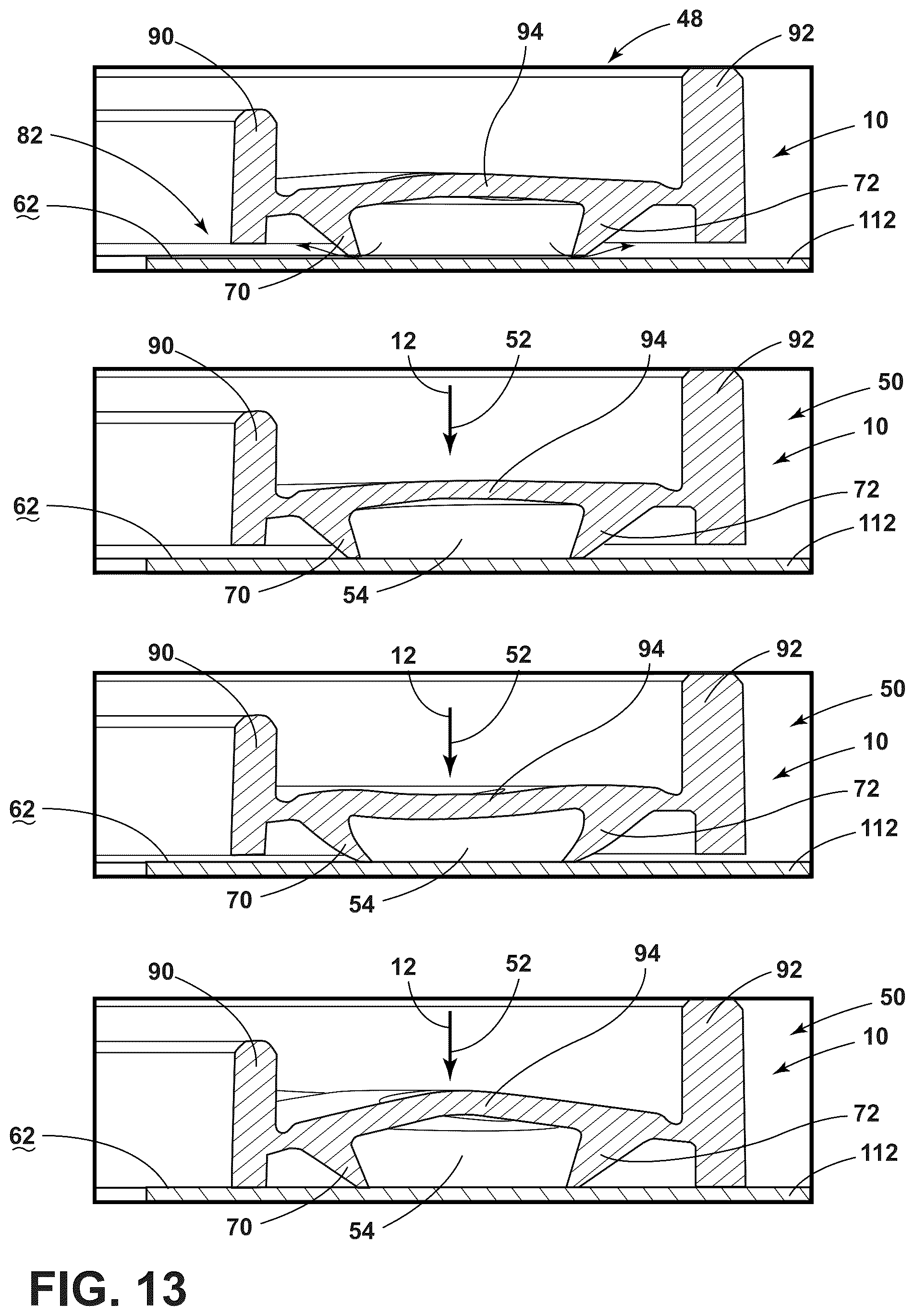 Patent US12139837 Figure 11 – Fluid delivery system for a front-load washing appliance for delivering fluid to lifters of the drum