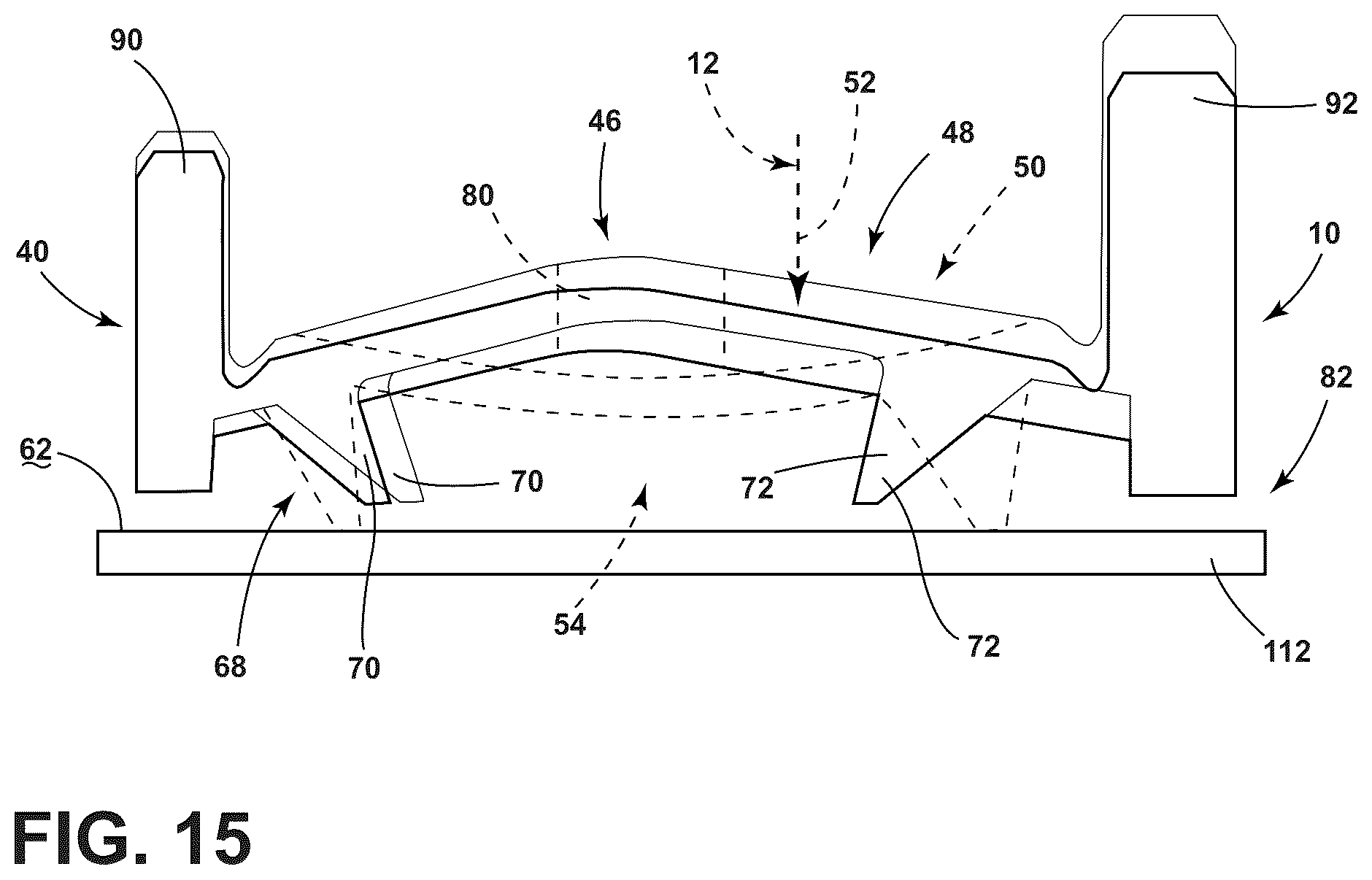 Patent US12139837 Figure 13 – Fluid delivery system for a front-load washing appliance for delivering fluid to lifters of the drum
