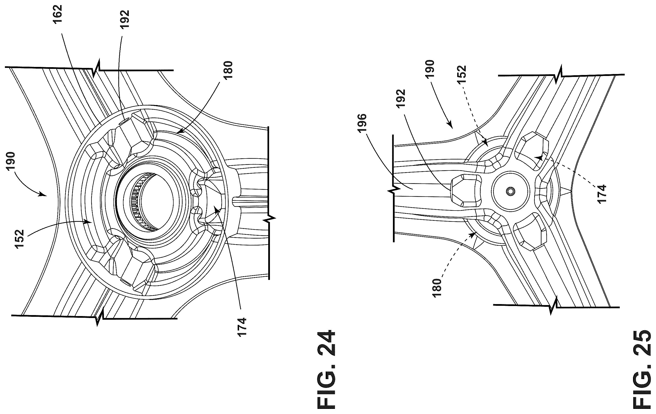 Patent US12139837 Figure 20 – Fluid delivery system for a front-load washing appliance for delivering fluid to lifters of the drum