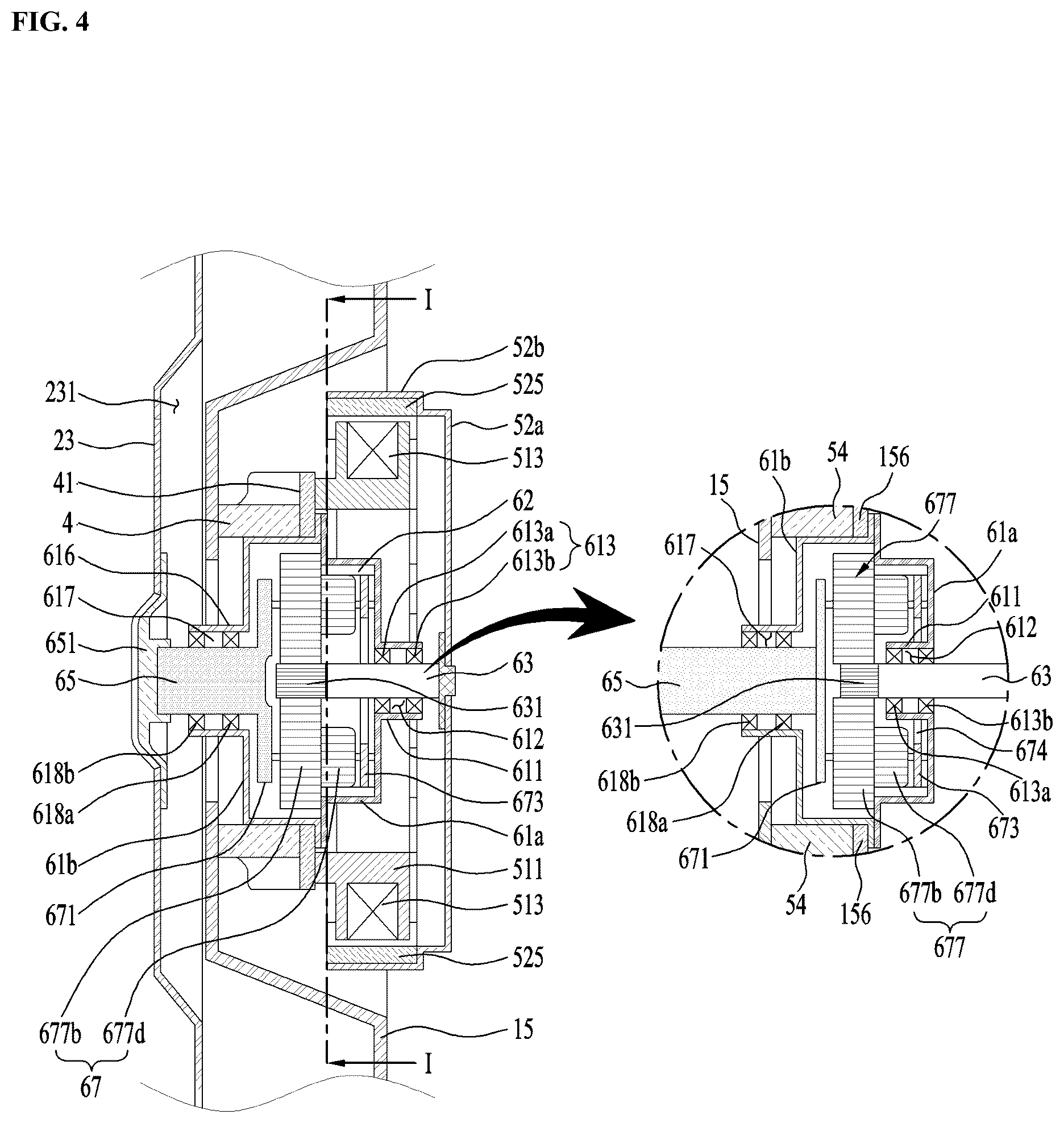 Patent US12139838 Figure 4 – Apparatus for treating laundry