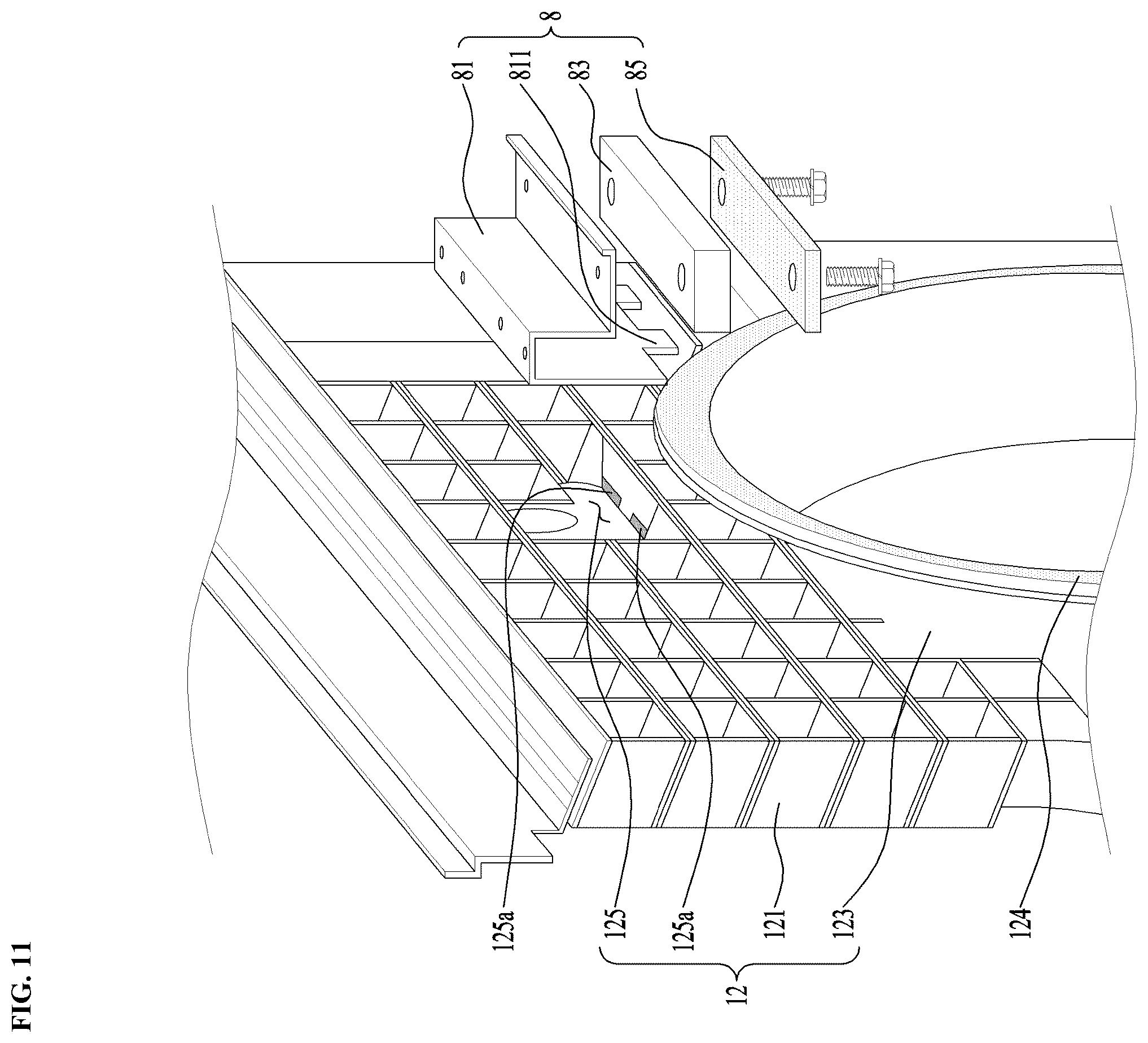 Patent US12139838 Figure 11 – Apparatus for treating laundry