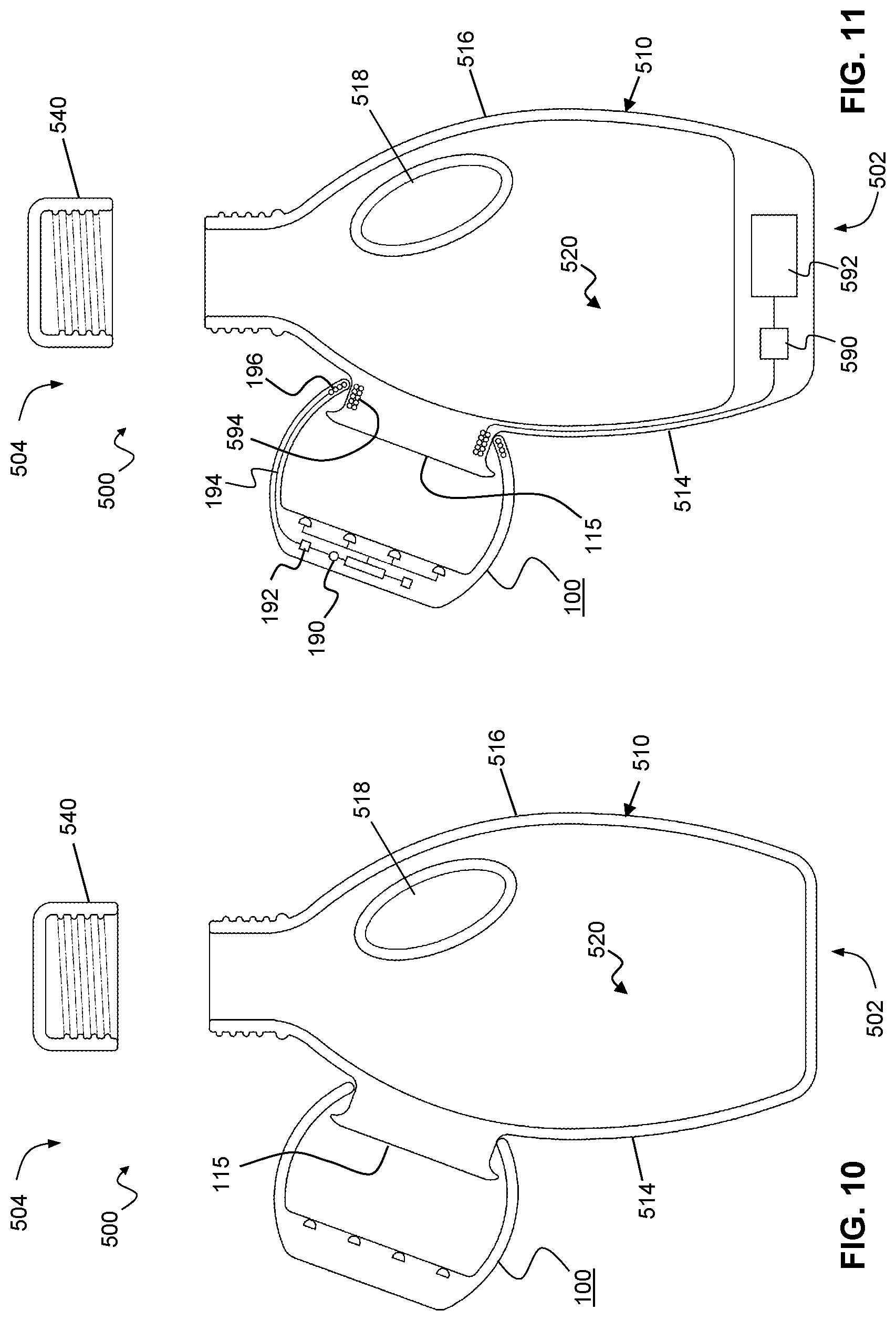 Patent US12139840 Figure 4 – Photoactivating device for washing machine