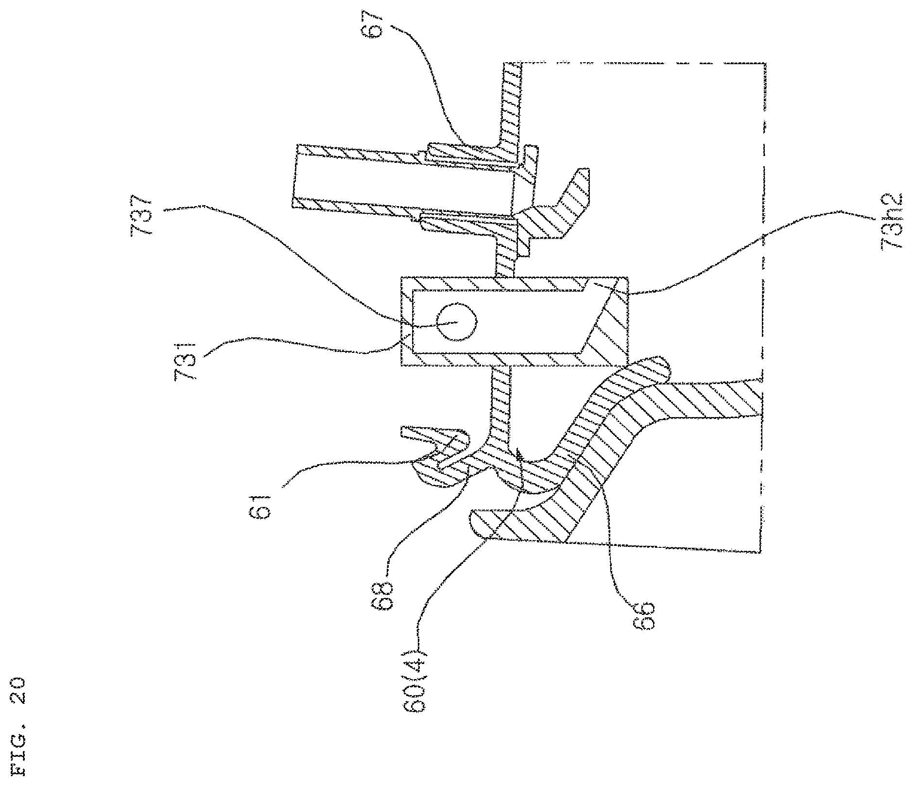 Patent US12139841 Figure 20 – Washing machine