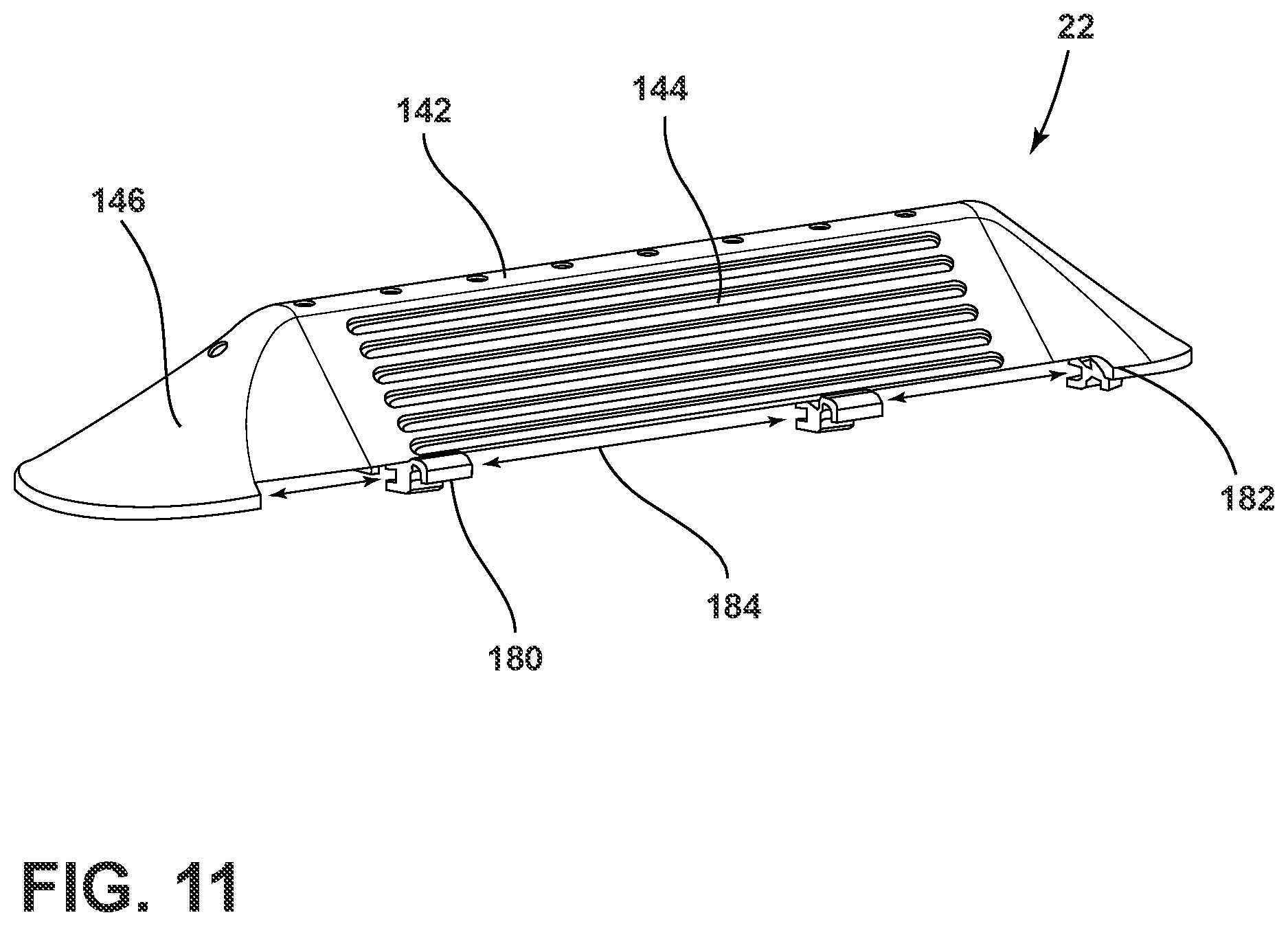 Patent US12139843 Figure 11 – Foreign substrate collector for a laundry appliance