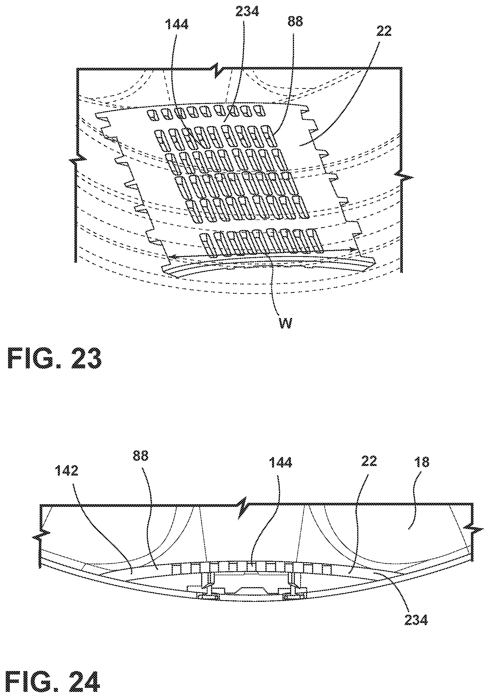 Patent US12139843 Figure 19 – Foreign substrate collector for a laundry appliance