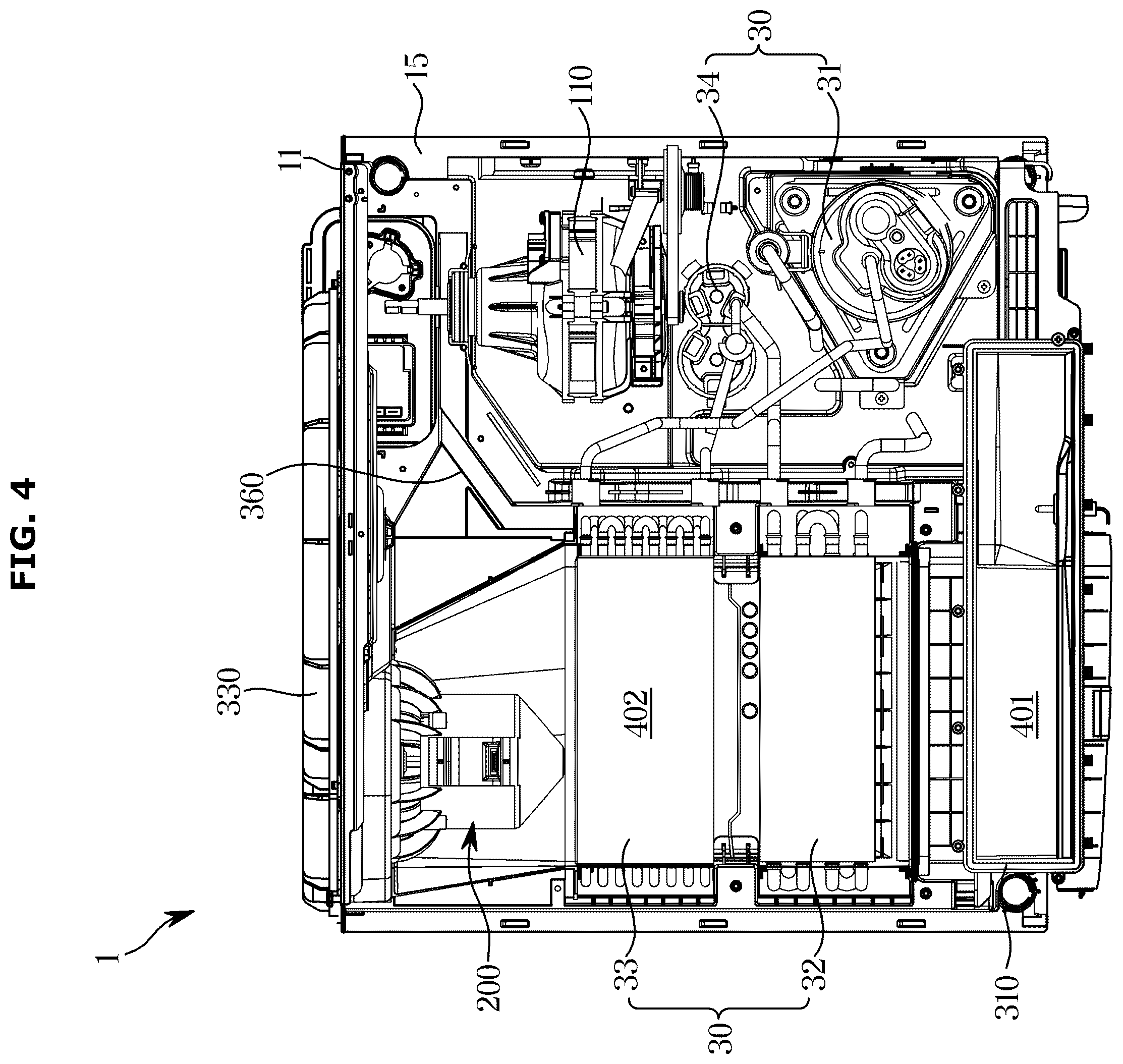 Patent US12139844 Figure 4 – Clothing dryer
