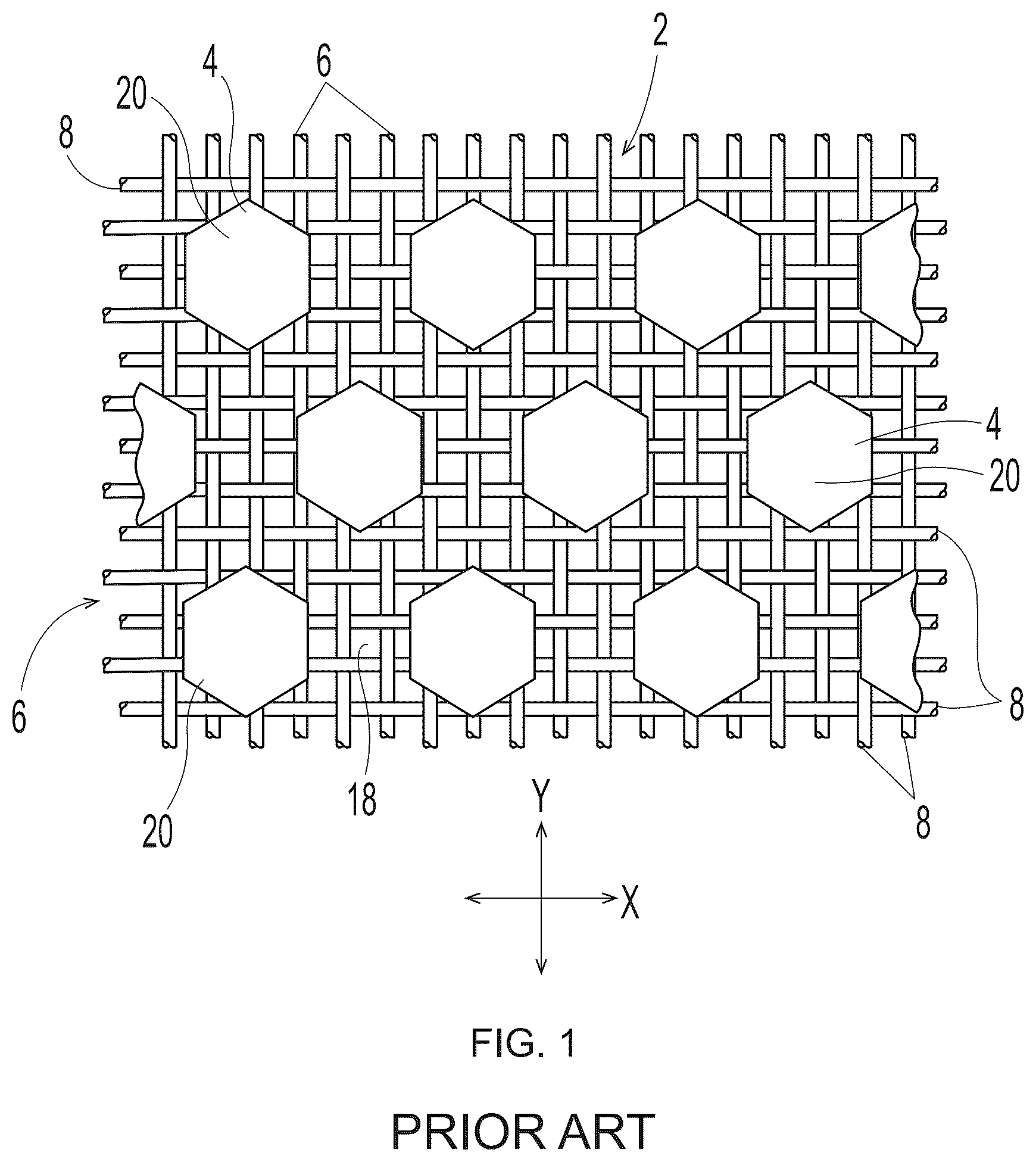 Patent US12139855 Figure 1 – Discrete cells comprising a leg and/or a concavity