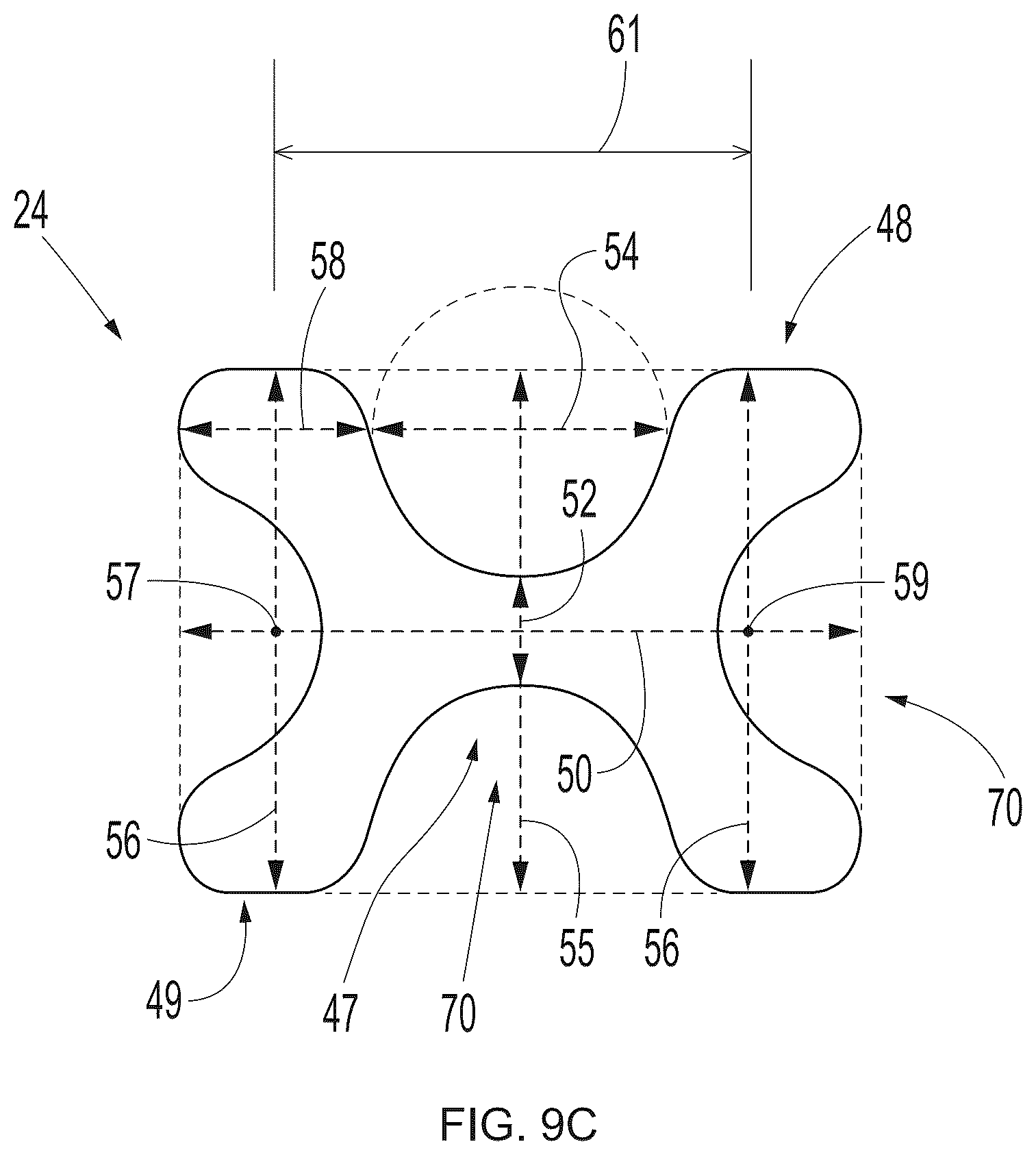 Patent US12139855 Figure 11 – Discrete cells comprising a leg and/or a concavity