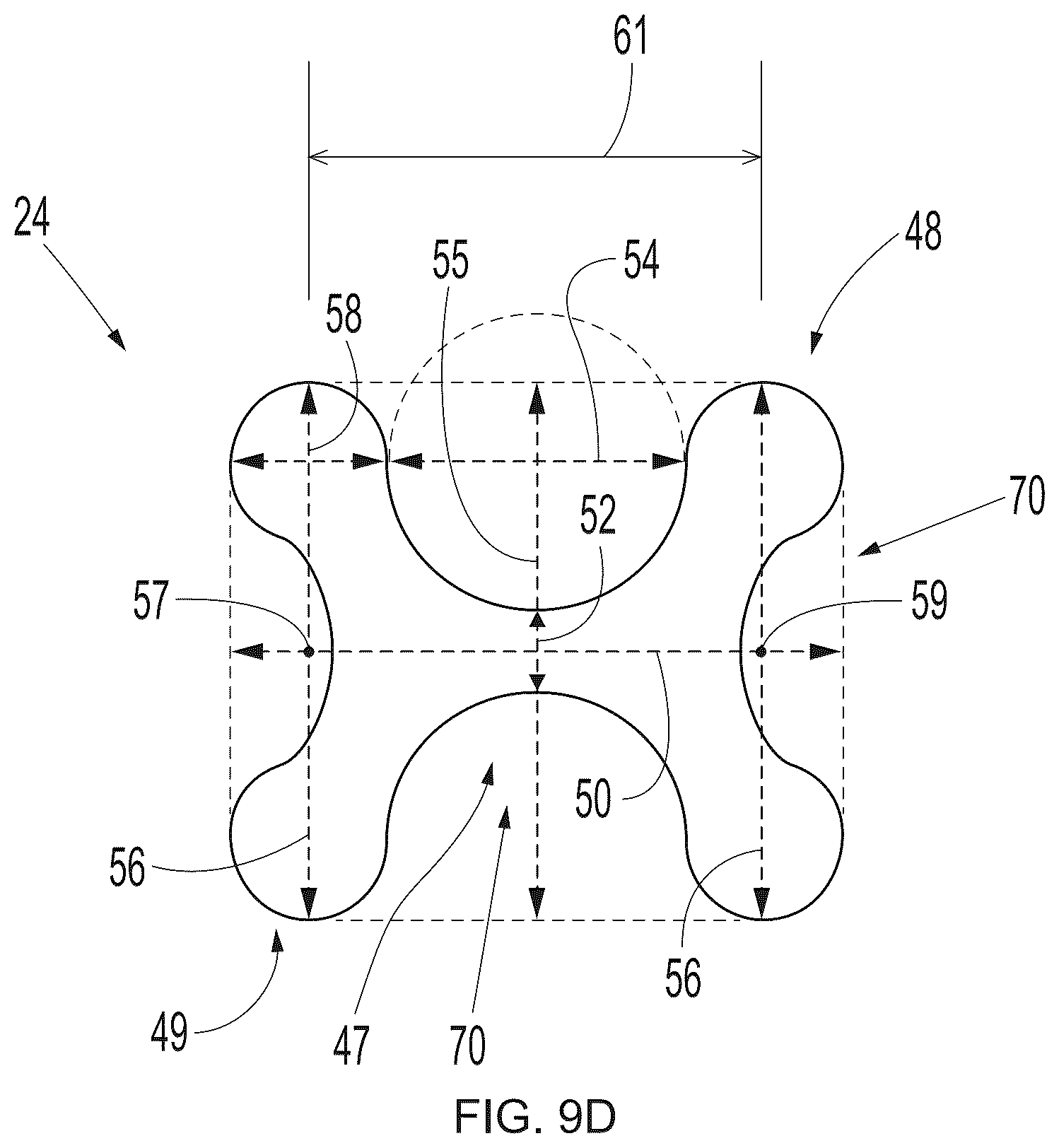 Patent US12139855 Figure 12 – Discrete cells comprising a leg and/or a concavity