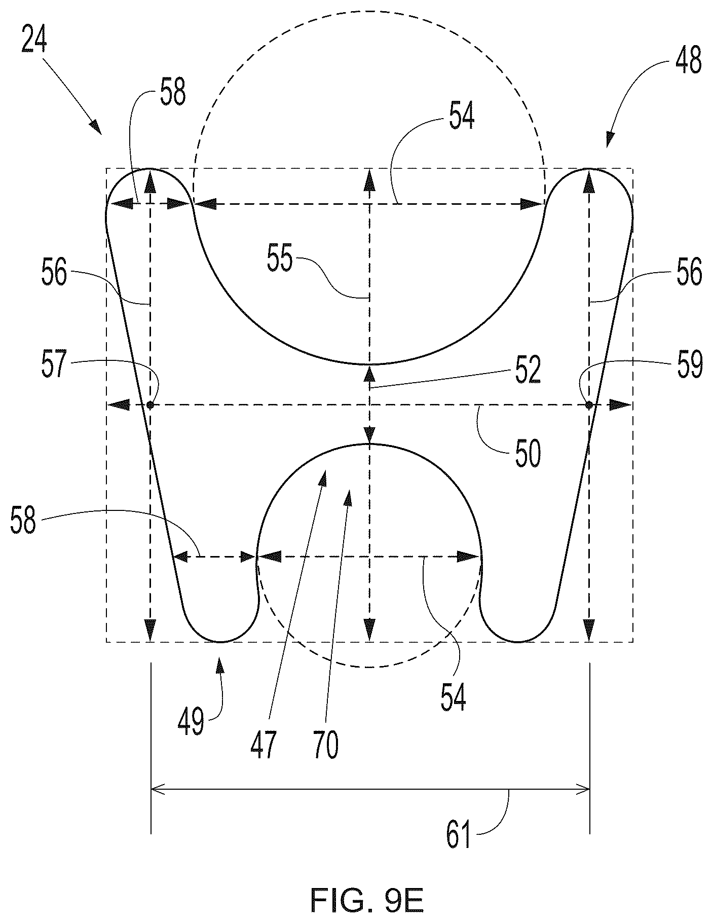 Patent US12139855 Figure 13 – Discrete cells comprising a leg and/or a concavity
