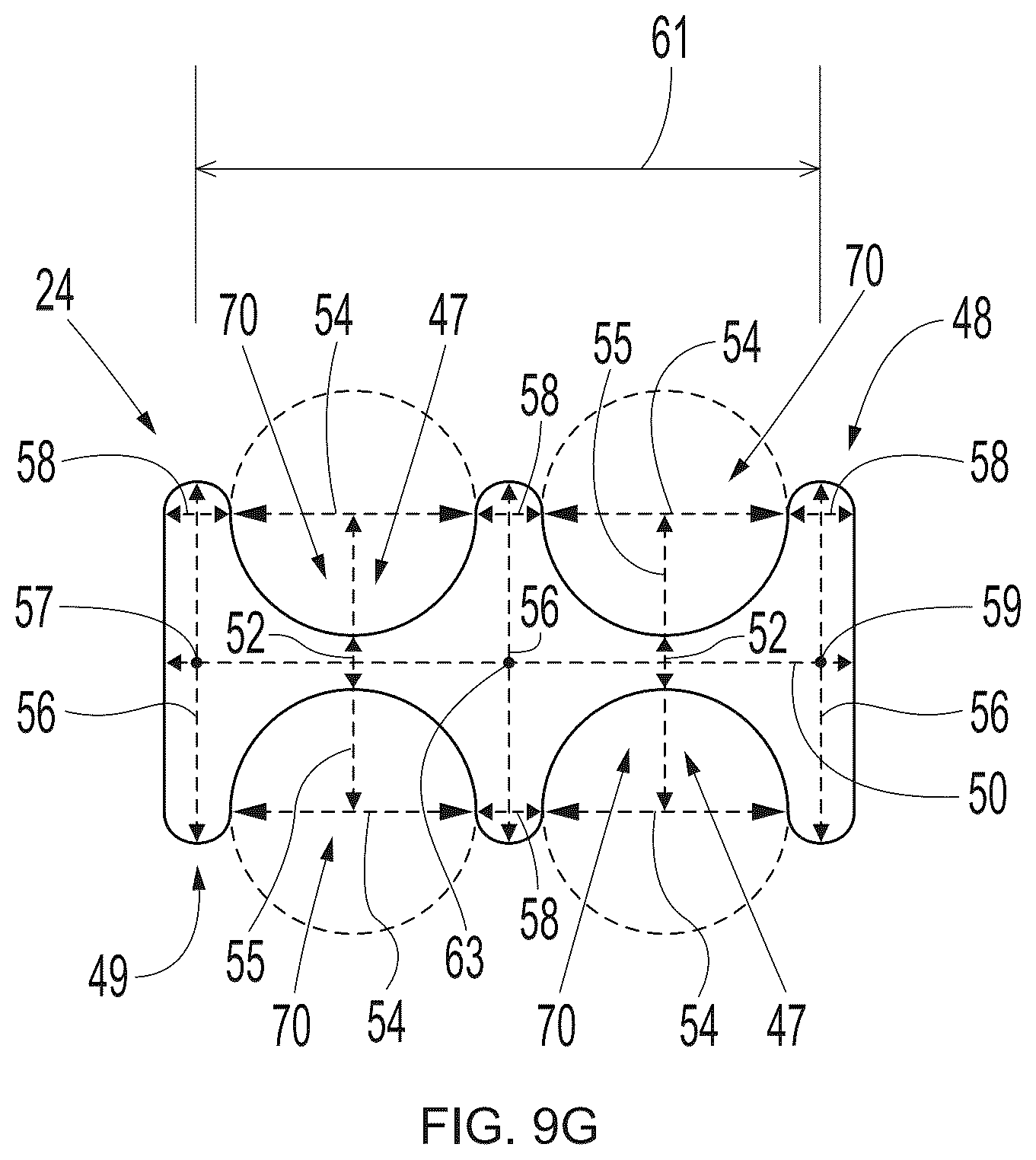 Patent US12139855 Figure 15 – Discrete cells comprising a leg and/or a concavity