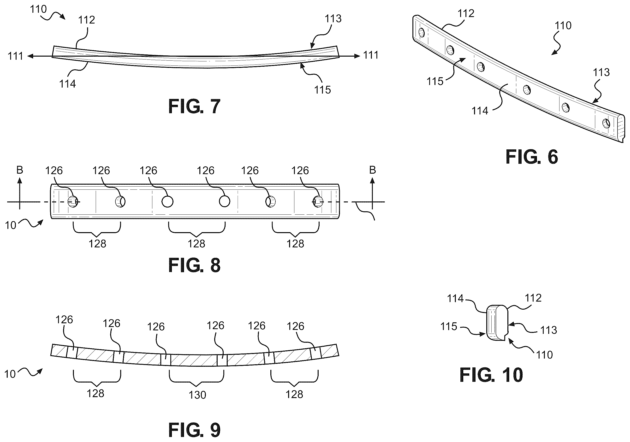 Patent US12139857 Figure 2 – Curved insulated rail joint bar and methods for making same