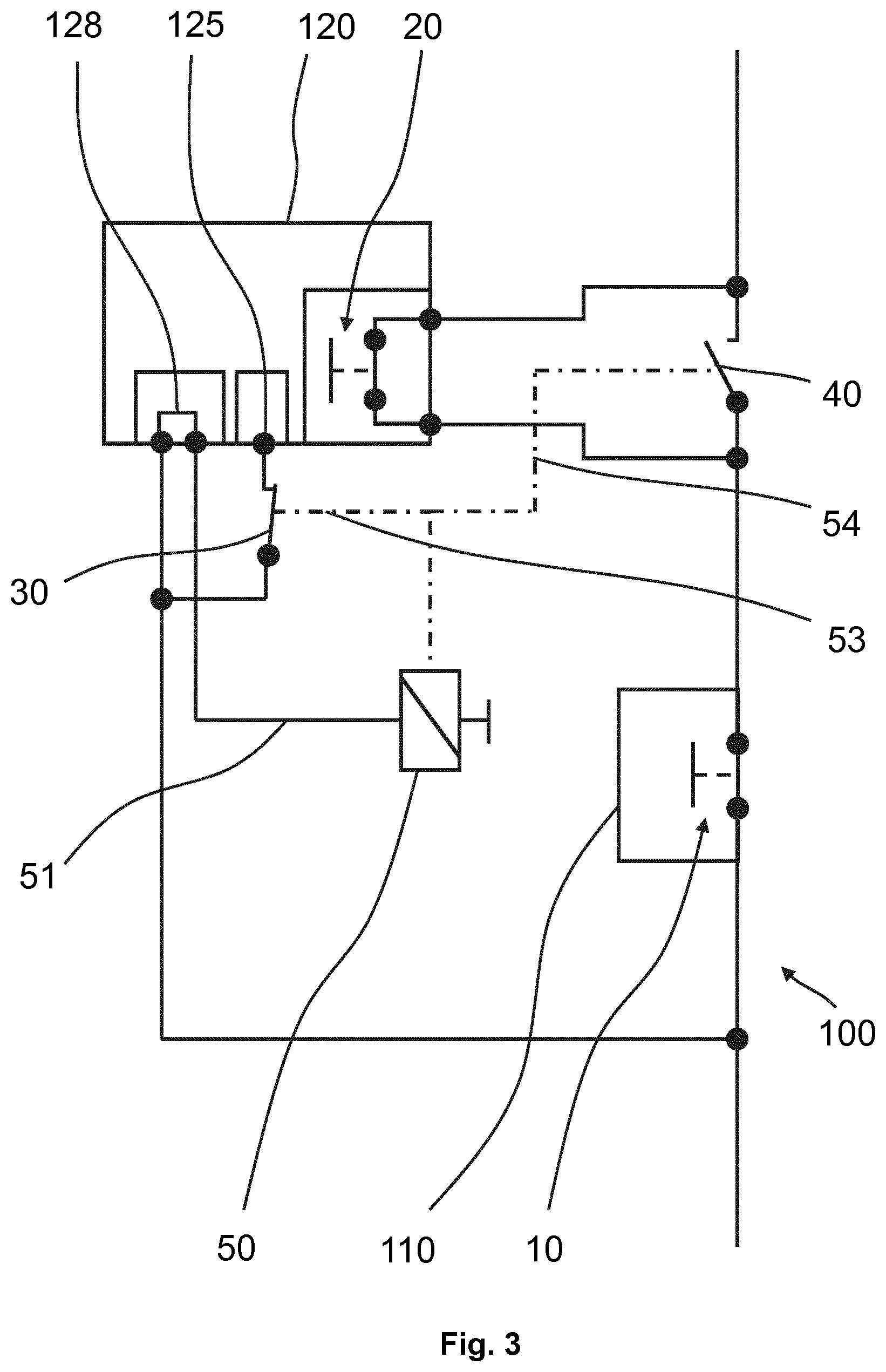 Patent US12139860 Figure 3 – Paver with releasable control panel having an emergency stop switch