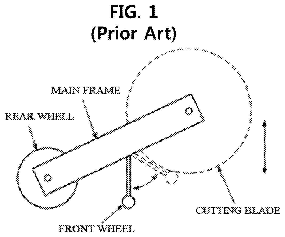Patent US12139862 — Floor cutting machine having dust collection cover coupled thereto — Figure 1