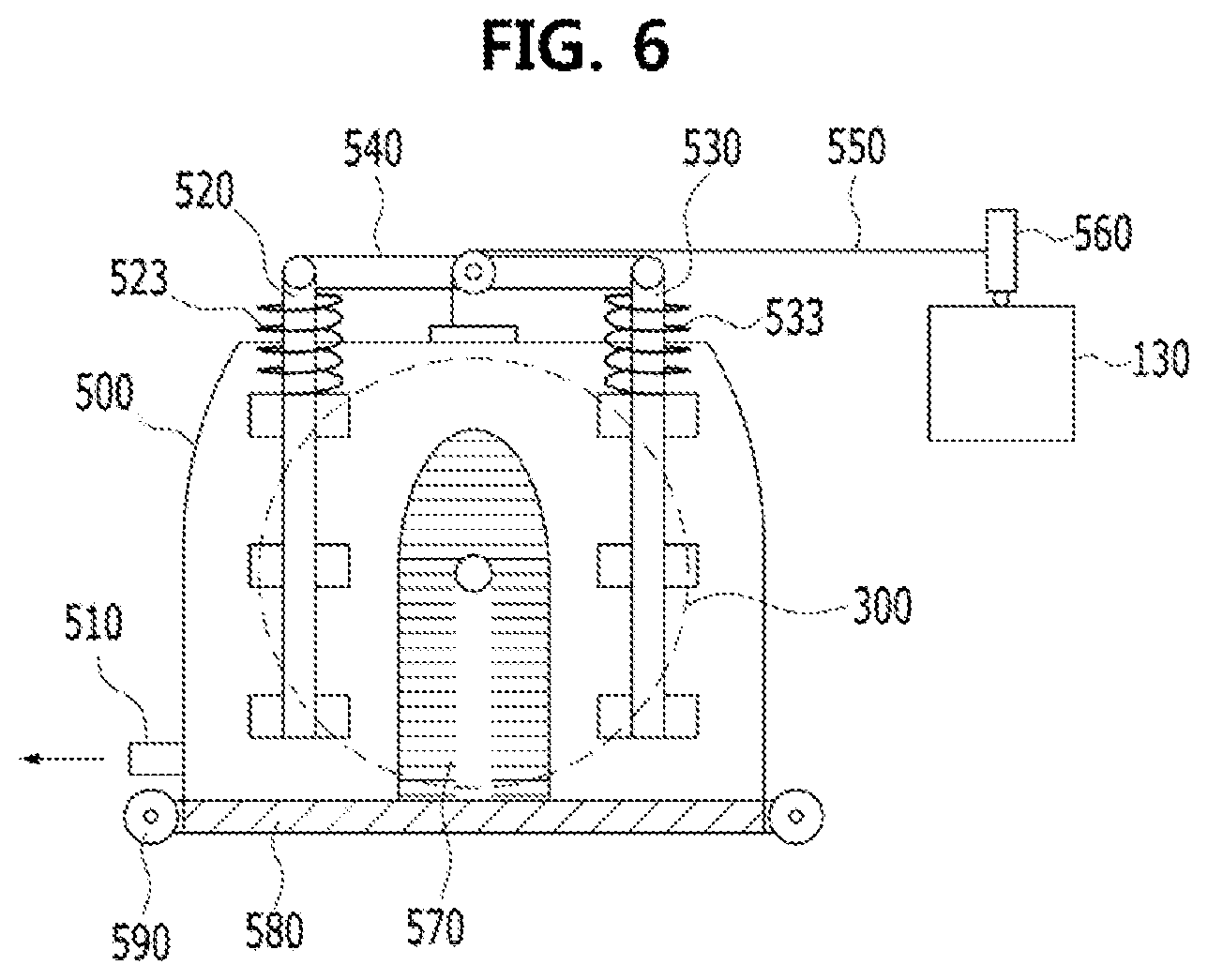 Patent US12139862 Figure 6 – Floor cutting machine having dust collection cover coupled thereto