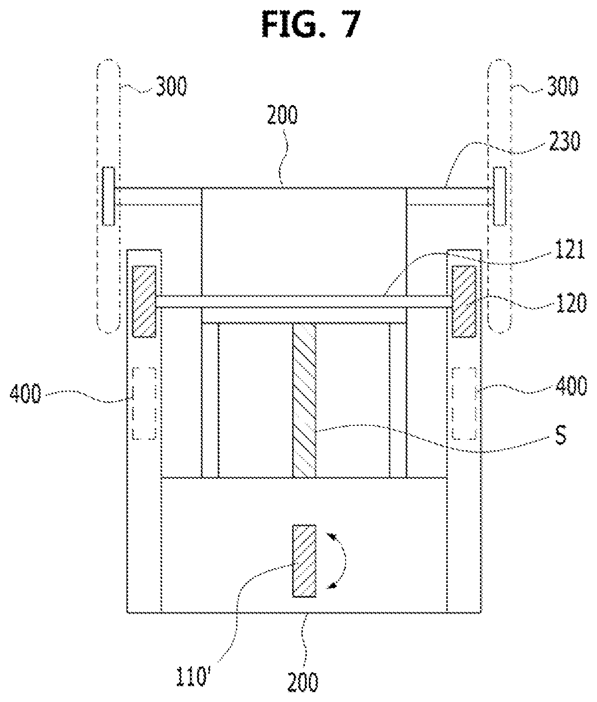 Patent US12139862 Figure 7 – Floor cutting machine having dust collection cover coupled thereto