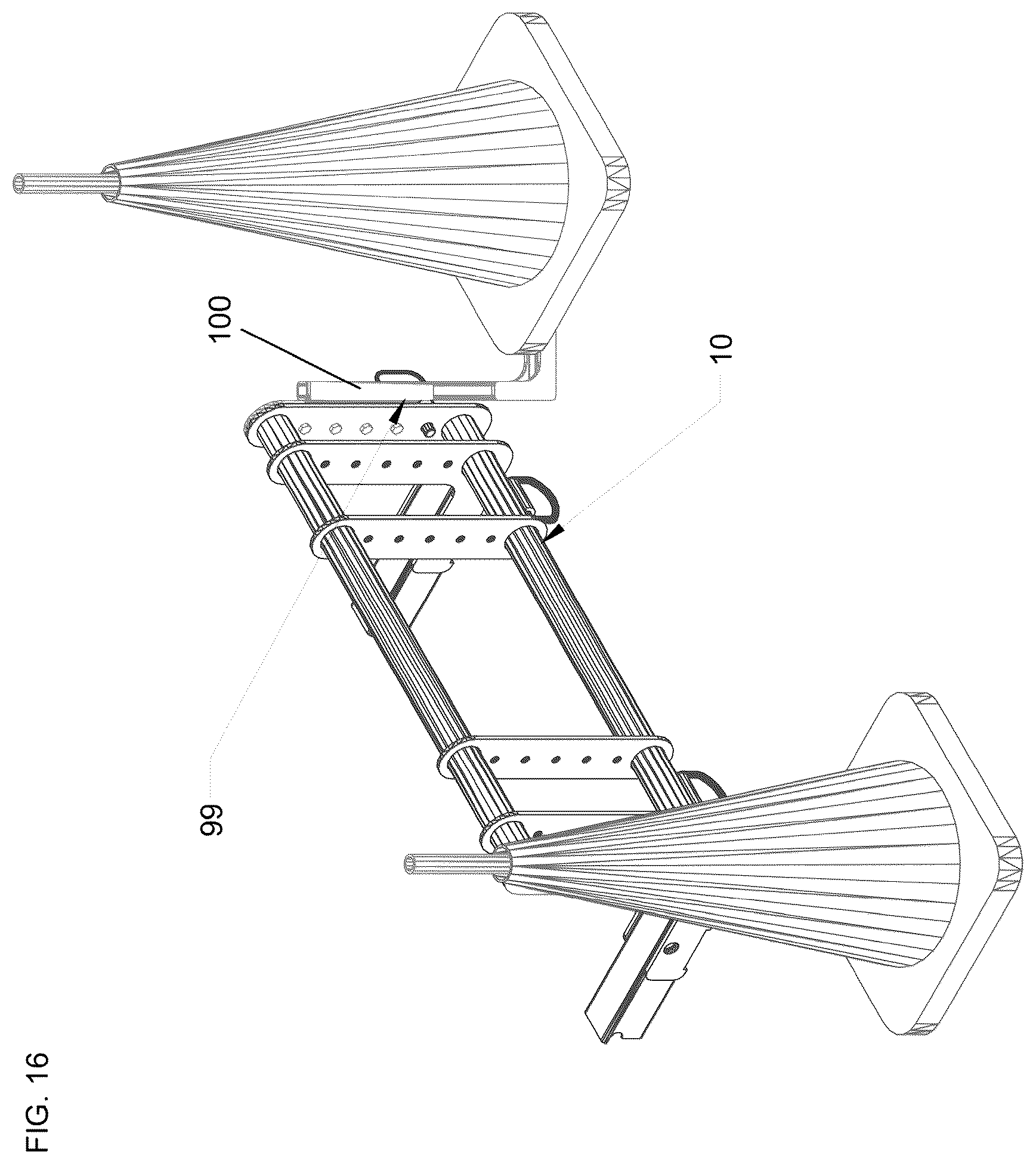 Patent US12139866 Figure 20 – Adapter assemblies and methods for mounting implements and accessories to passenger vehicles therewith