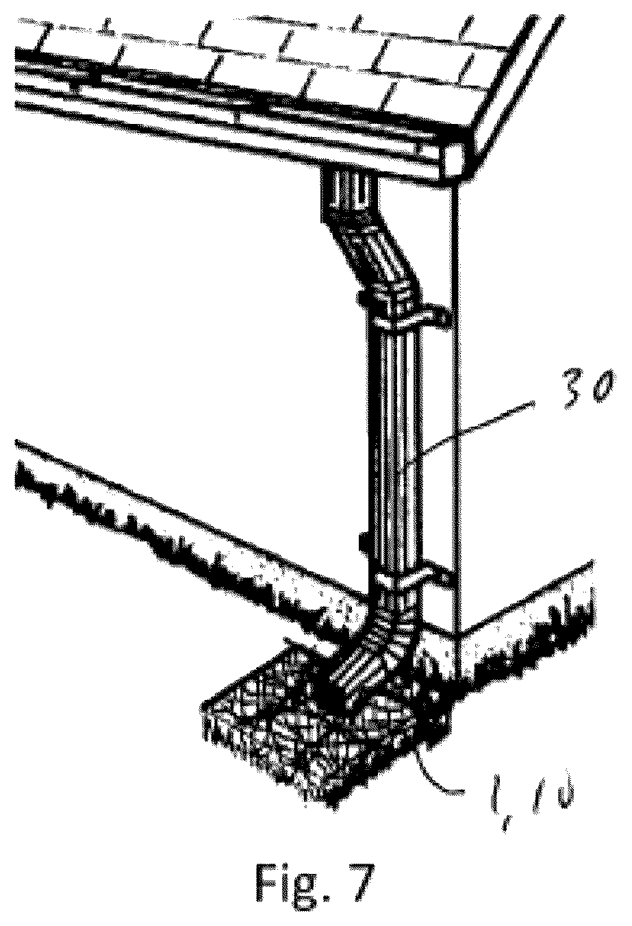 Patent US12139869 Figure 4 – Method for reducing erosion on hillsides
