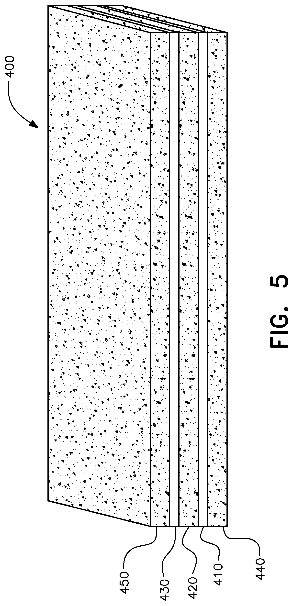 Patent US12139870 Figure 5 – Multilayer integral geogrids having a cellular layer structure, and methods of making and using same