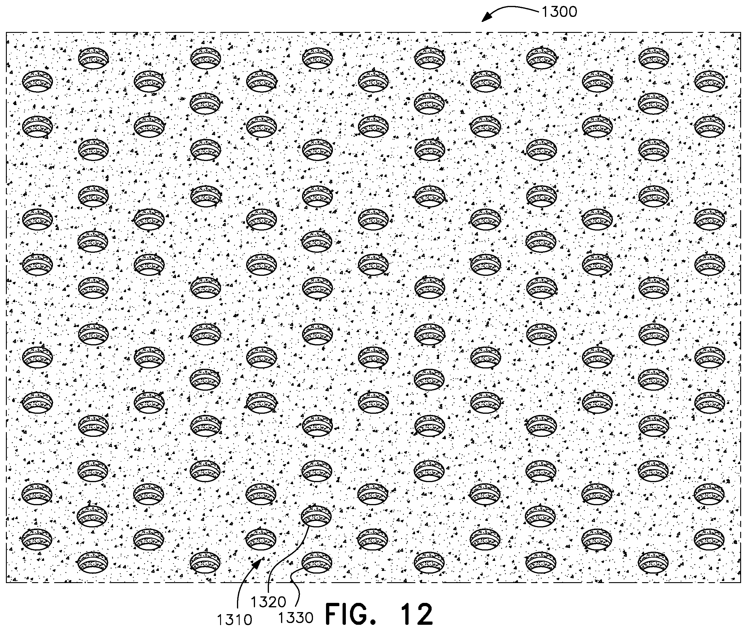 Patent US12139870 Figure 12 – Multilayer integral geogrids having a cellular layer structure, and methods of making and using same