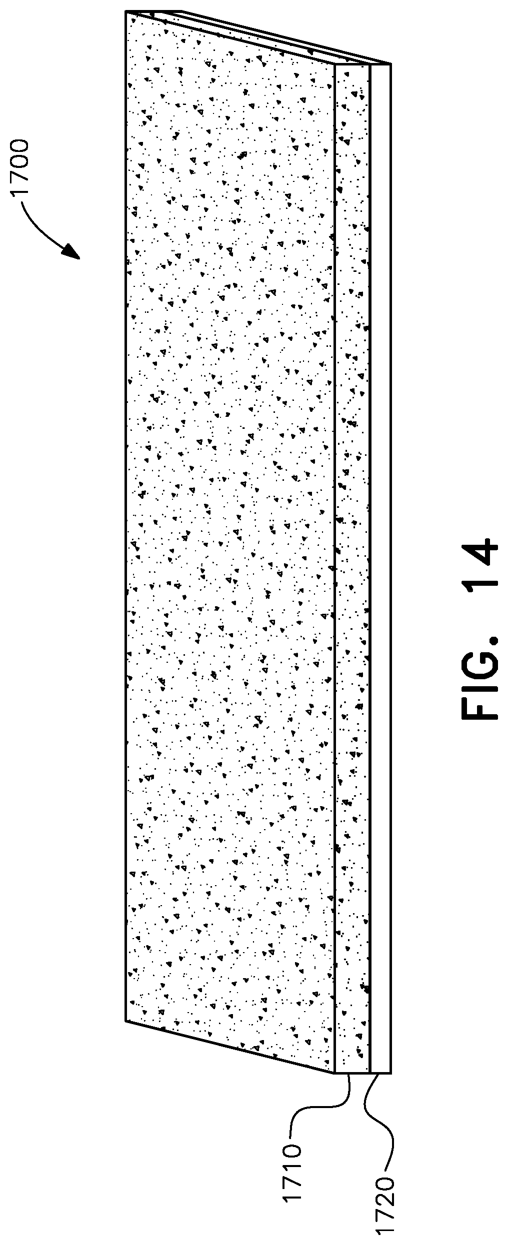 Patent US12139870 Figure 14 – Multilayer integral geogrids having a cellular layer structure, and methods of making and using same