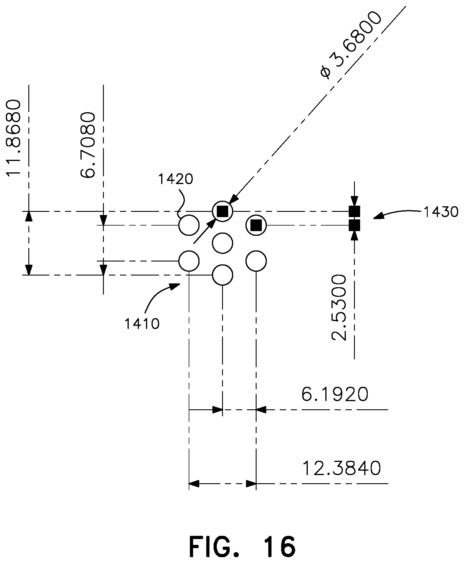 Patent US12139870 Figure 16 – Multilayer integral geogrids having a cellular layer structure, and methods of making and using same