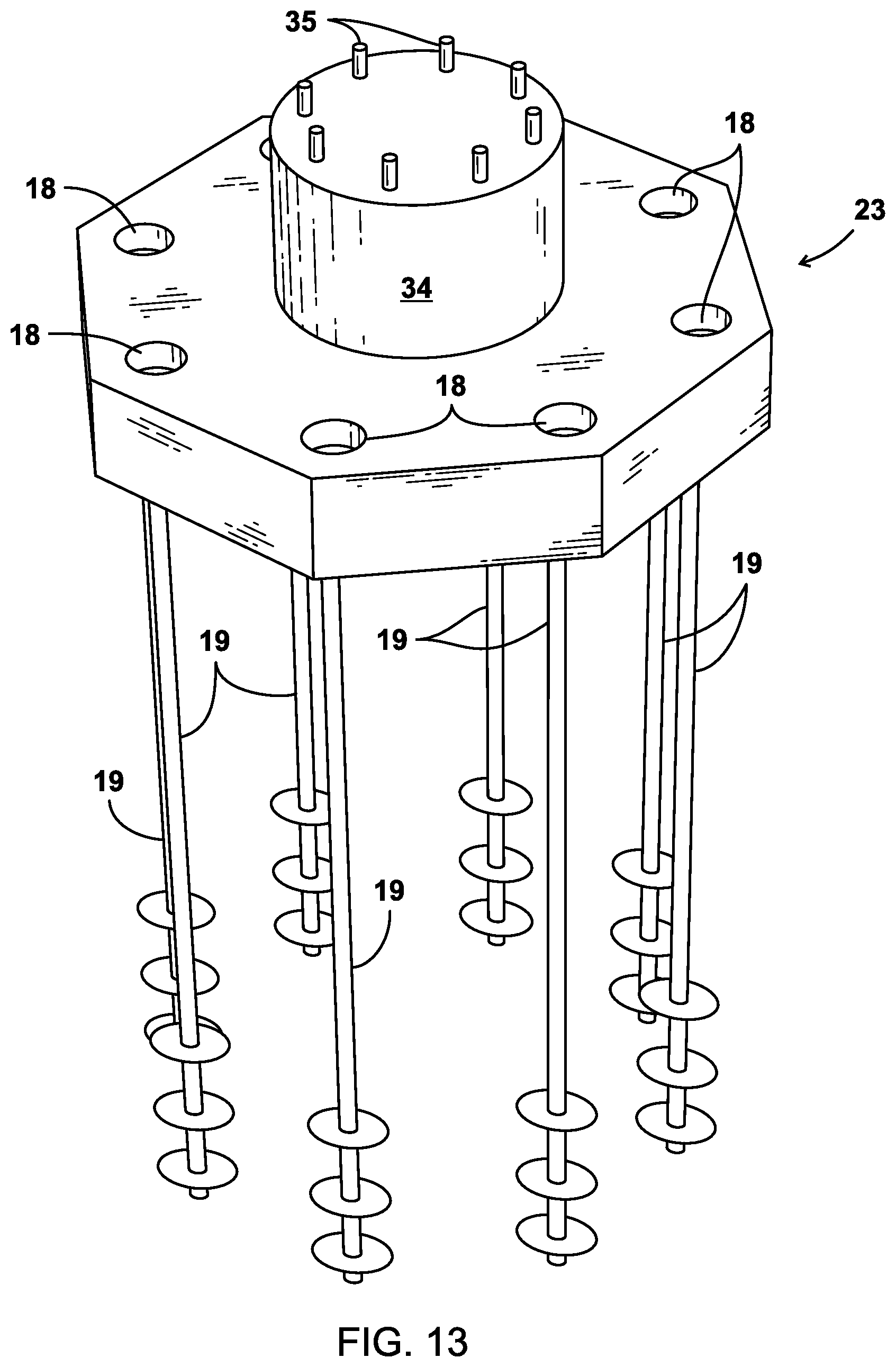 Patent US12139871 Figure 13 – Precast deep foundation system