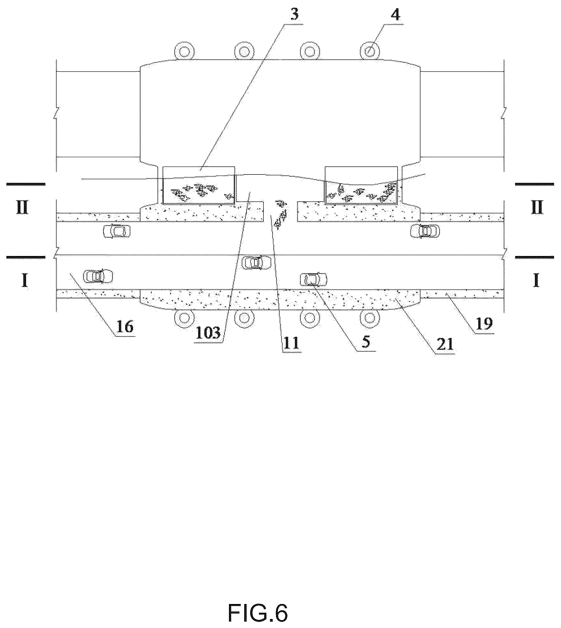 Patent US12139873 Figure 6 – Tube joint apparatus for double-tube floating tunnel and construction method thereof